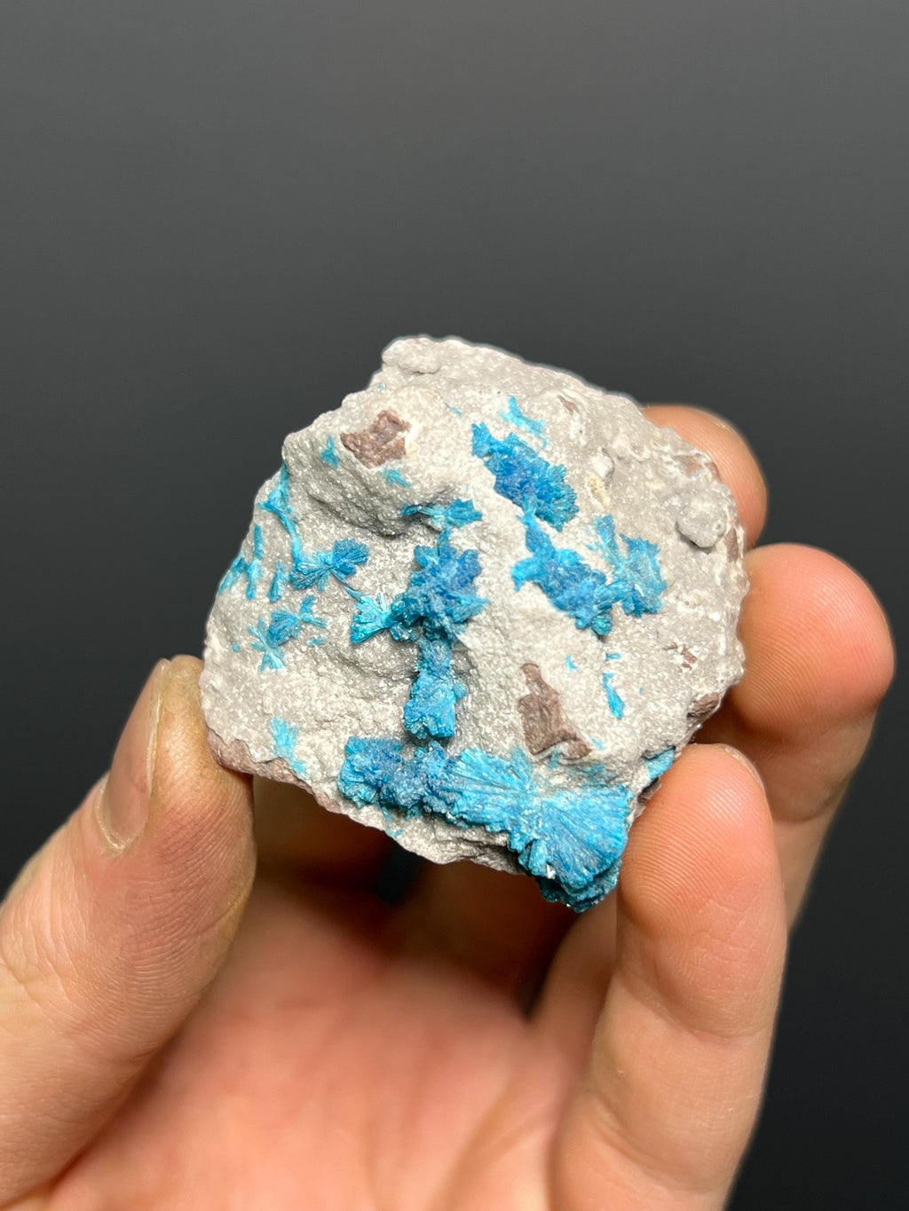 Pentagonite On Stilbite Specimen, 74gram - Crystal Gemstone AE 