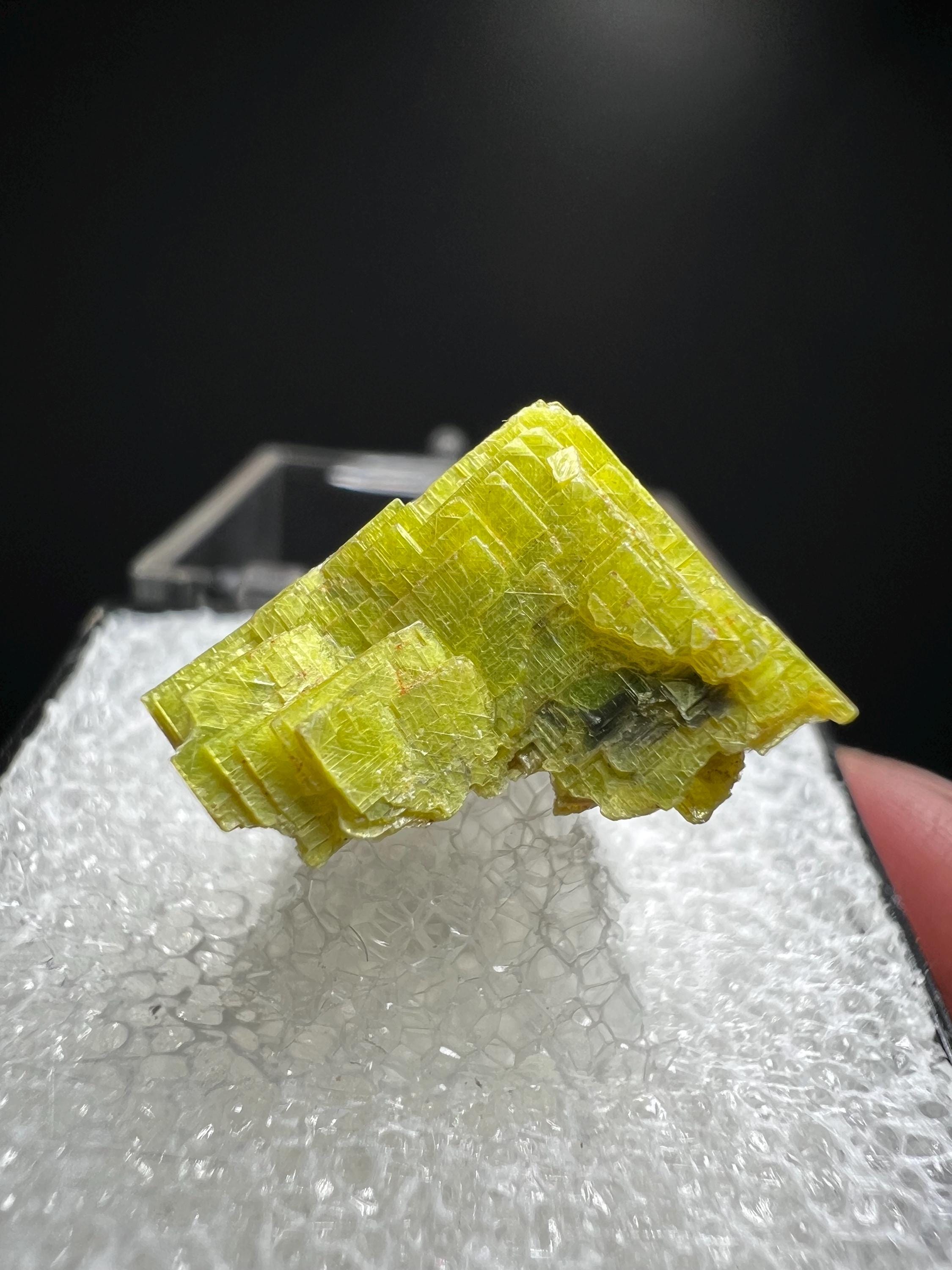 Unique, Uranocircite Specimen - Crystal Gemstone AE 