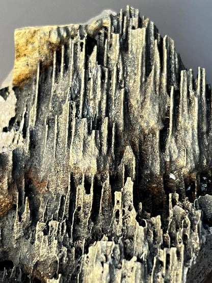 Museum Grade, Very Special Golden Color Stalactite Goethite Specimen - Crystal Gemstone AE 