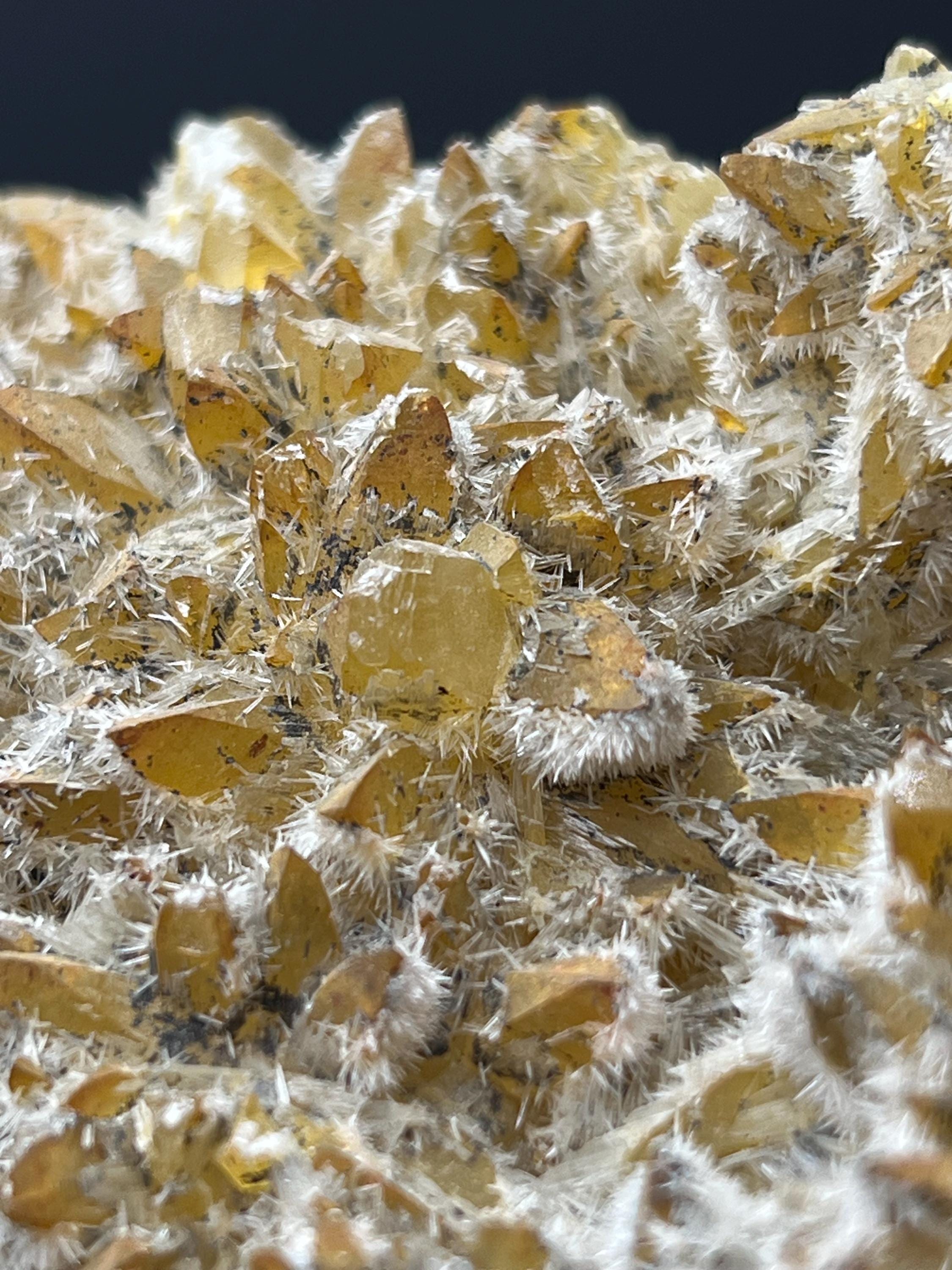 Feather Crystal Calcite Specimen - Crystal Gemstone AE 