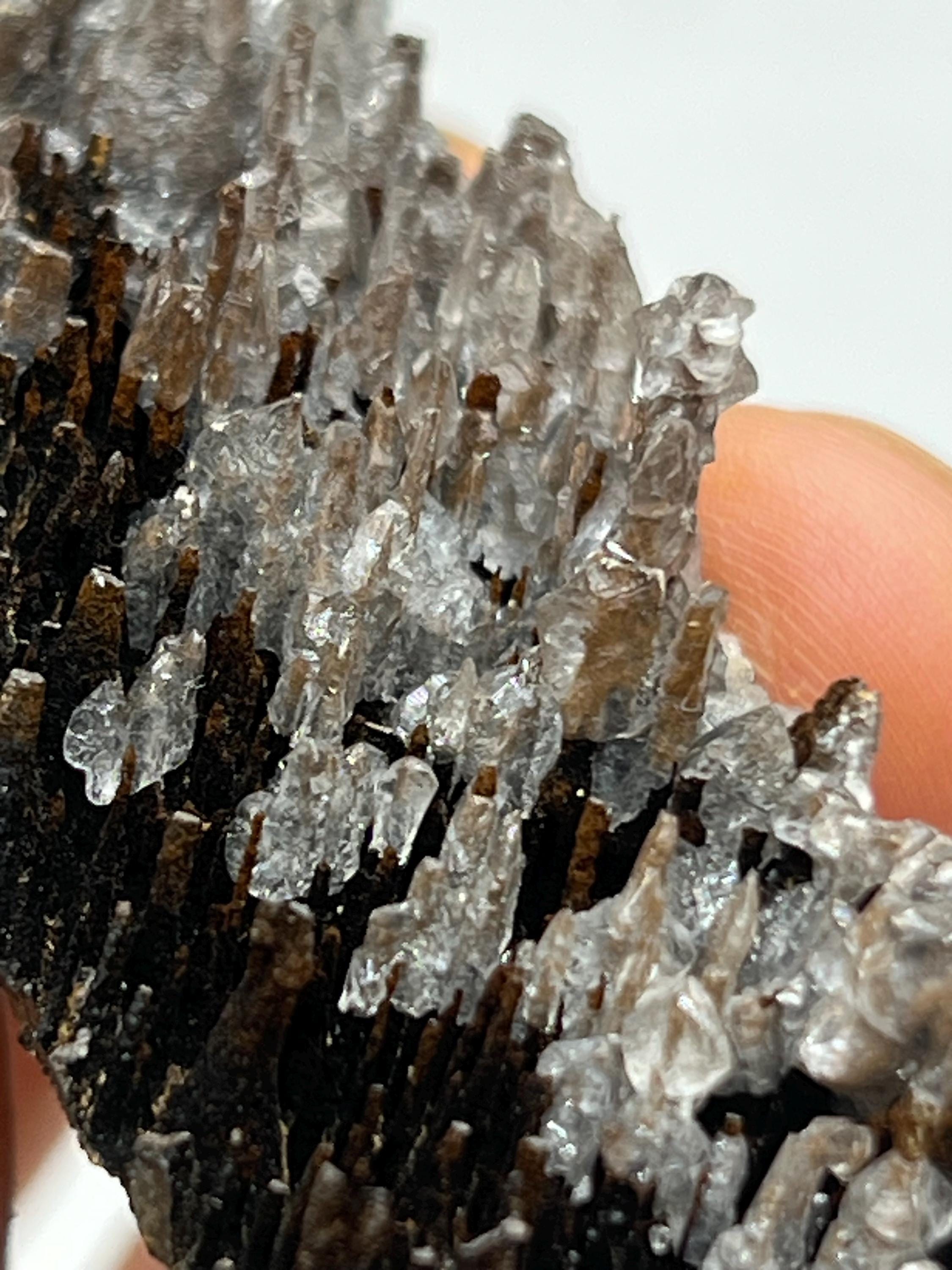 Very Special, Crystal Calcite and limonite with stalactite hematite, From Turkey - Crystal Gemstone AE 