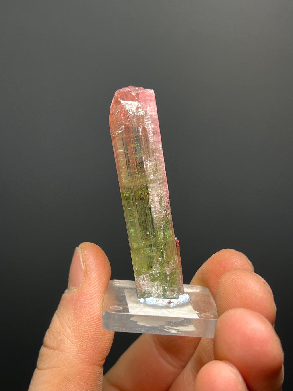 Special Elbaite Tourmaline Specimen - Crystal Gemstone AE 