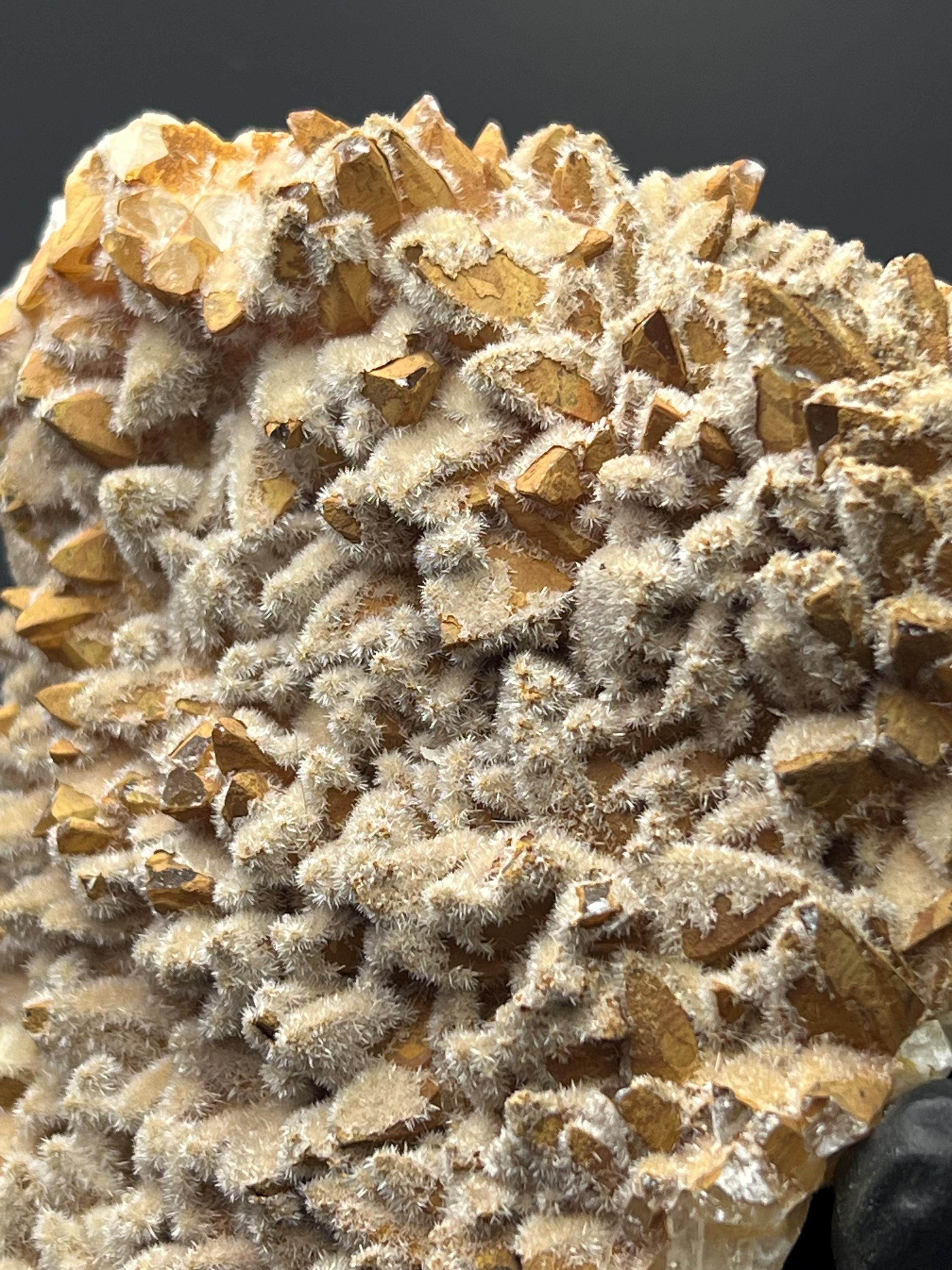Feather Crystal Calcite Specimen - Crystal Gemstone AE 