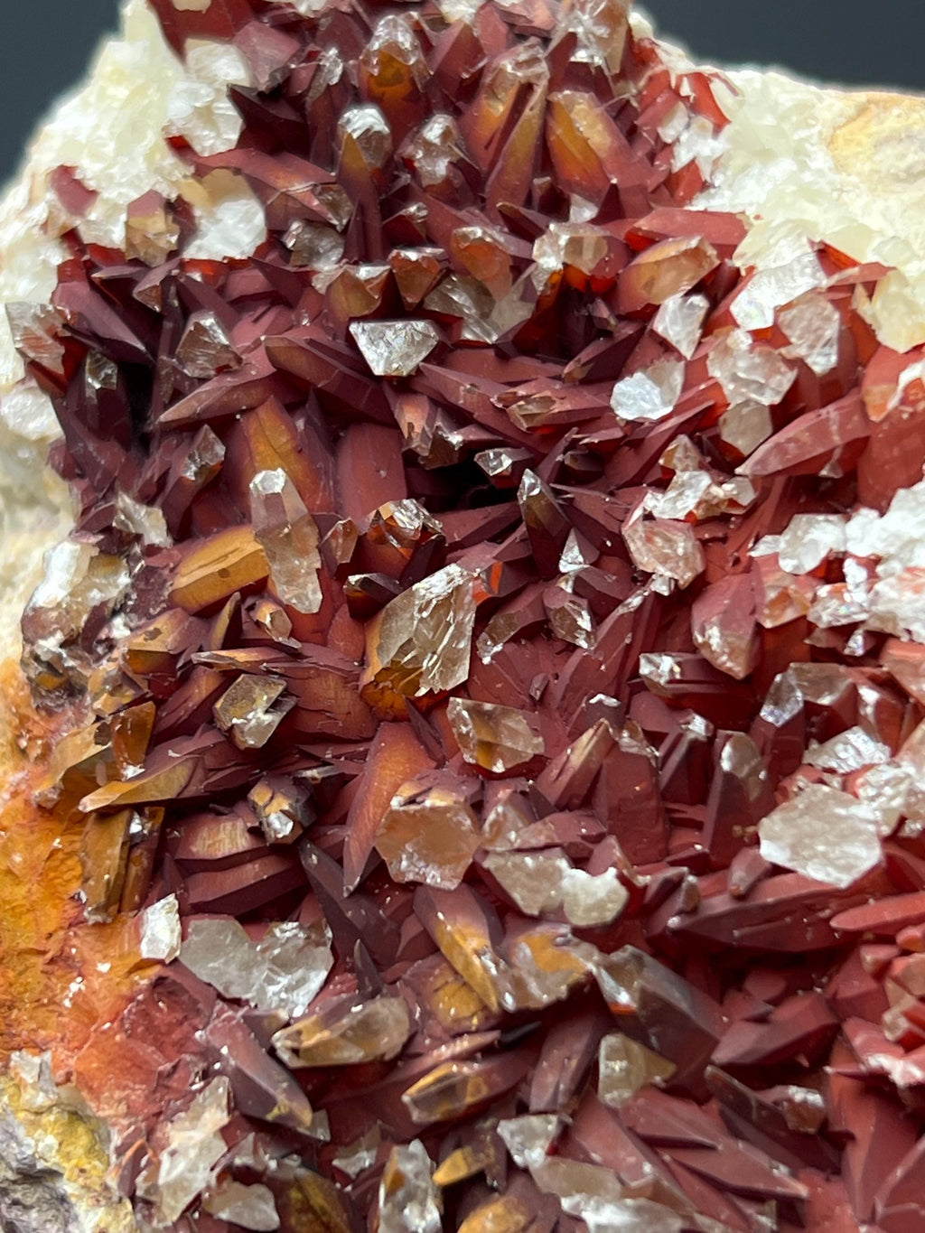 Red Crystal Calcite - Crystal Gemstone AE 