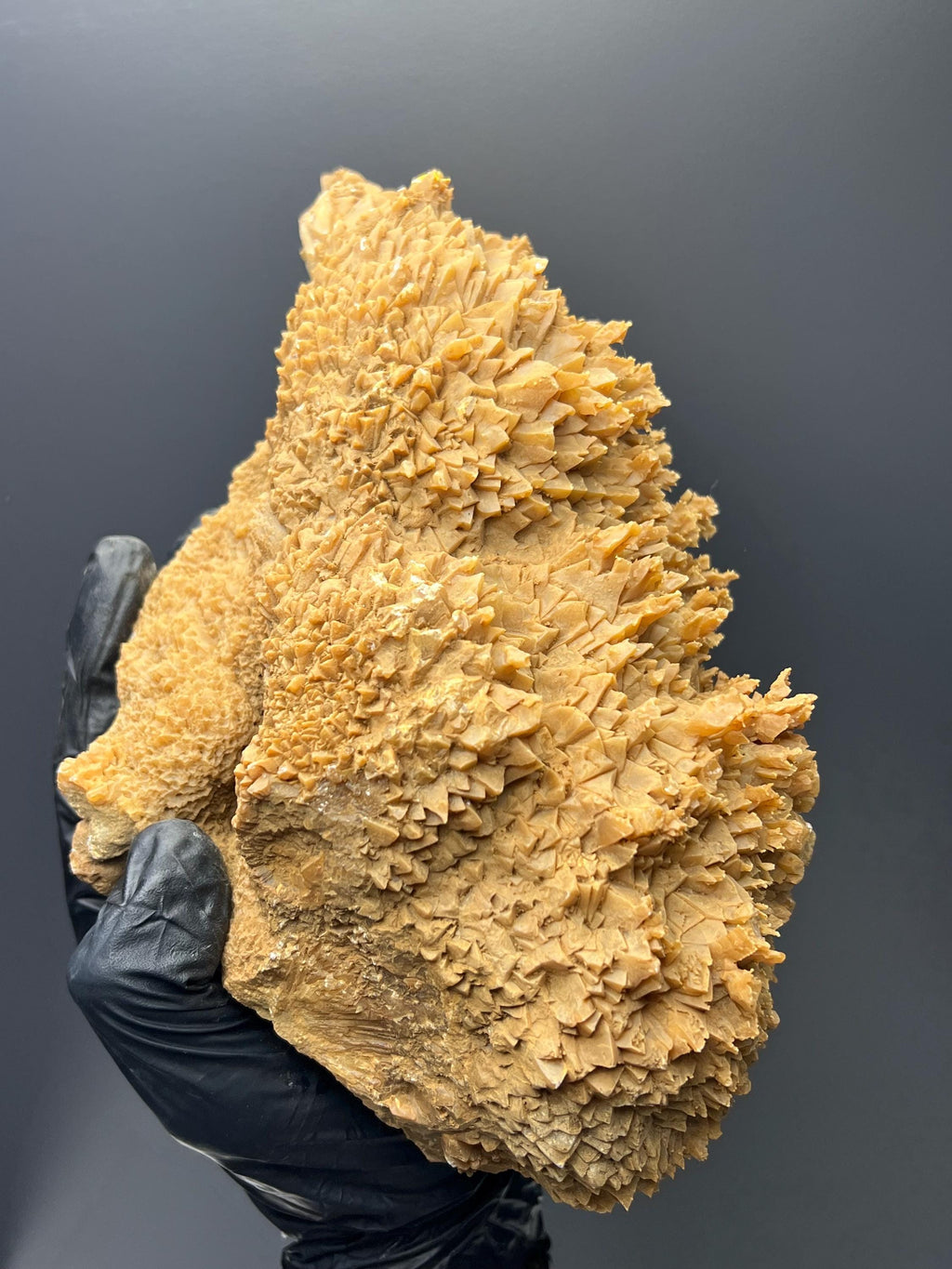 Large Orange Crystal Calcite Specimen - Turkey Mineral - Crystal Gemstone AE 