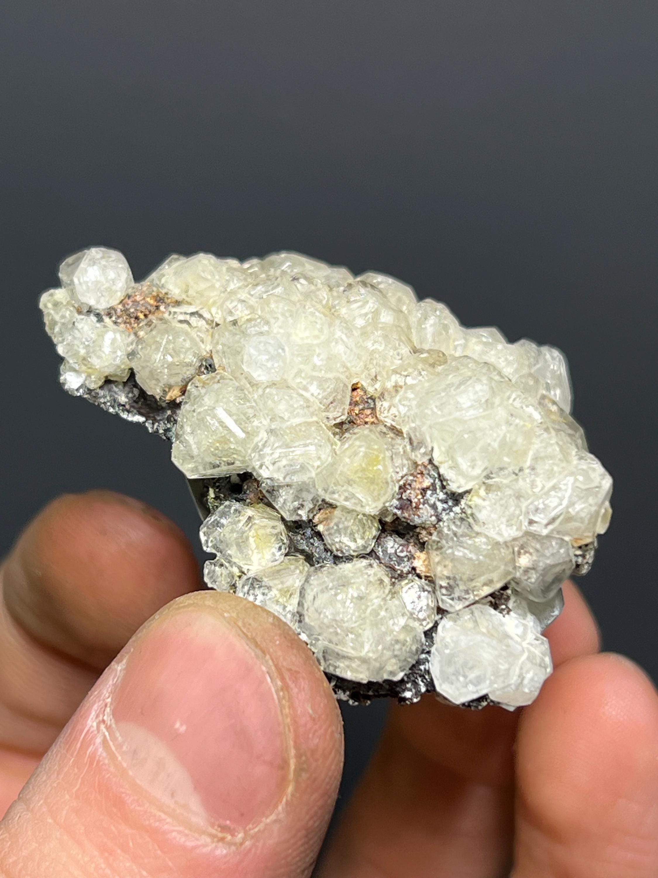 Cuprian Adamite Specimen, 30gram - Crystal Gemstone AE 