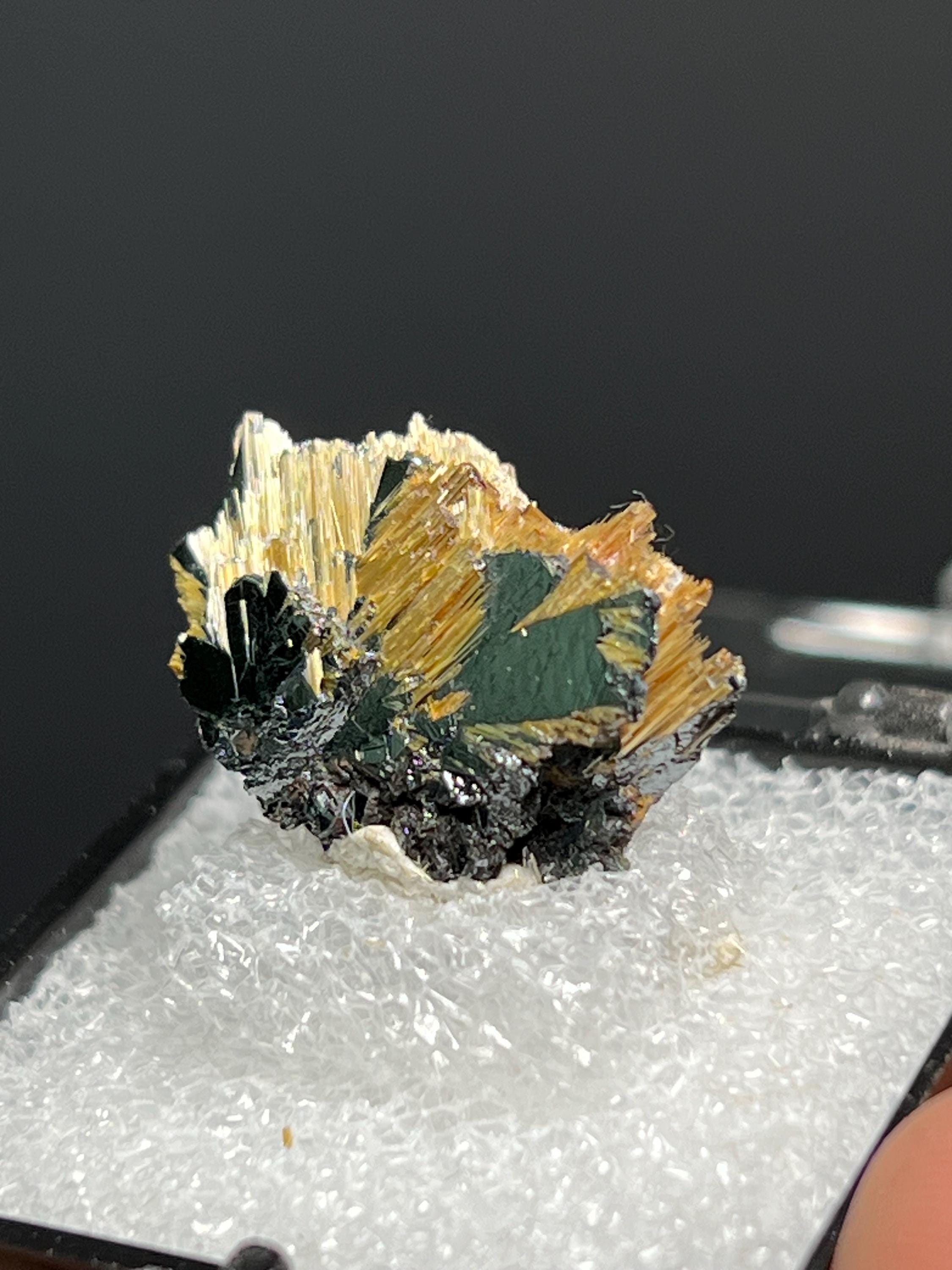 Rutile Hematite - Brazil - Crystal Gemstone AE 