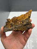 Museum quality, Very showy limonite on stalactite hematite, special collections piece - Crystal Gemstone AE 
