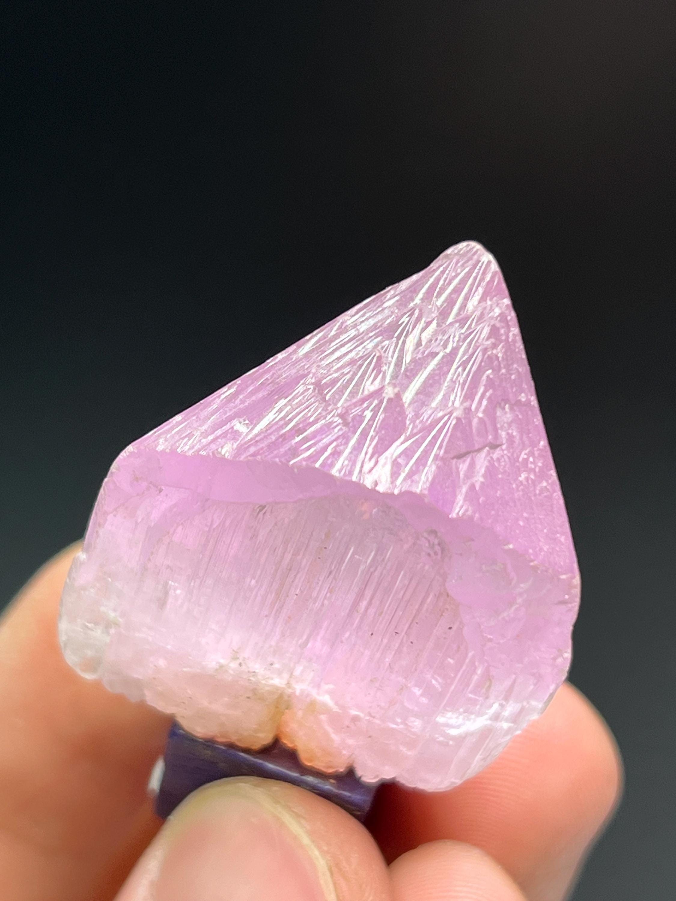 High Grade Pink Kunzite Specimen - Crystal Gemstone AE 
