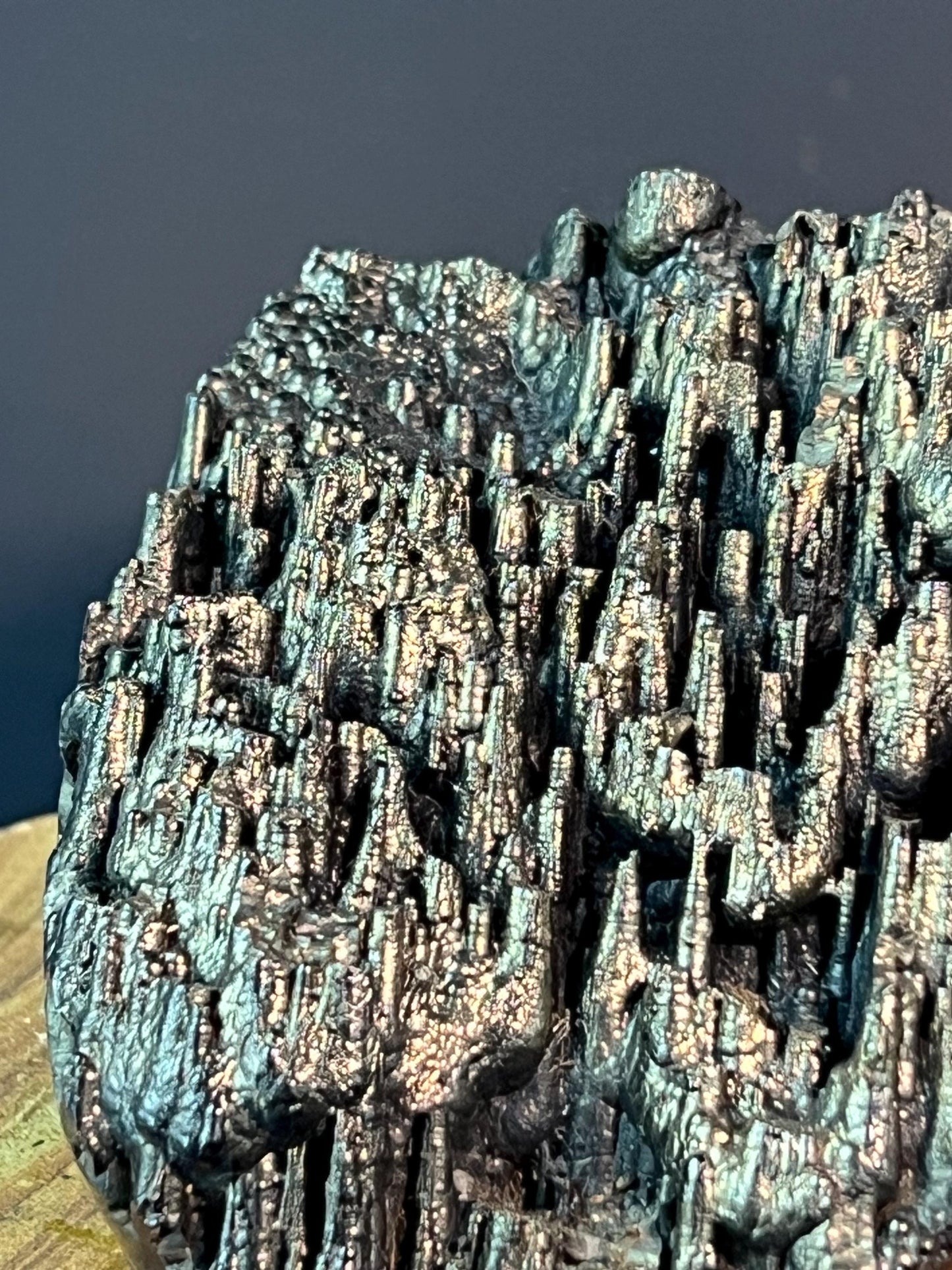 "Museum Grade" Golden Color Stalactite Goethite - Crystal Gemstone AE 