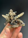 Smoky Quartz With Aegirine - Crystal Gemstone AE 