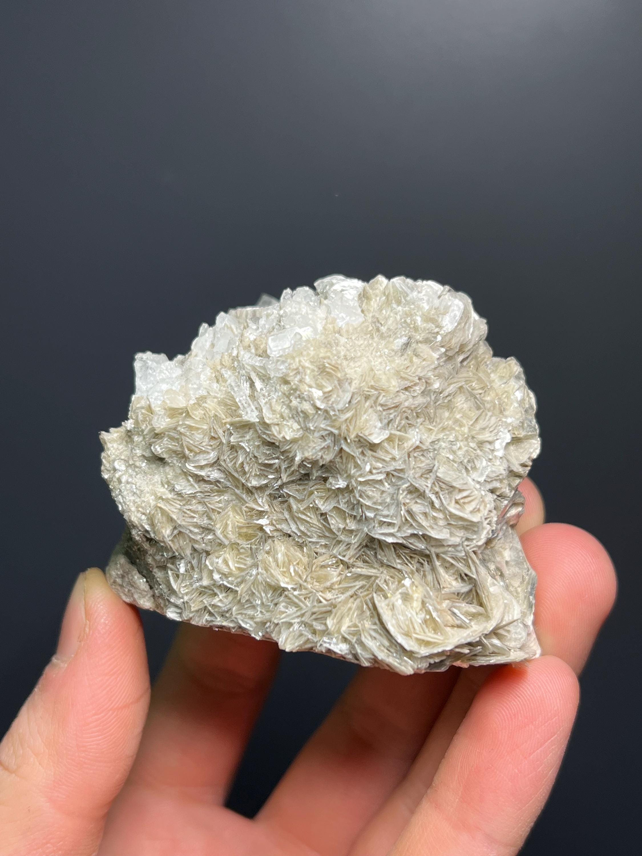 Aquamarine And Muscovite With Topaz - Pakistan - Crystal Gemstone AE 