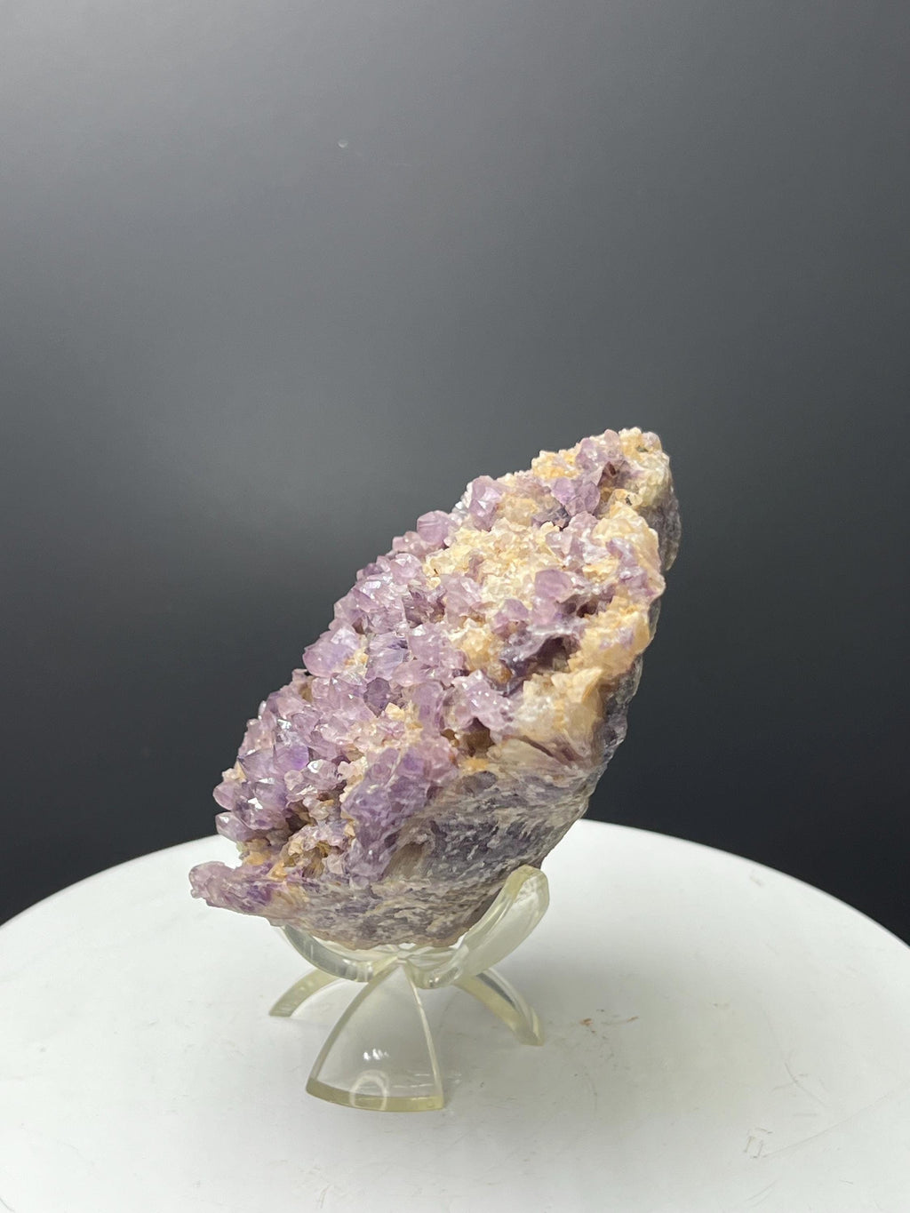 Flower Amethyst Crystals On Matrix - Crystal Gemstone AE 
