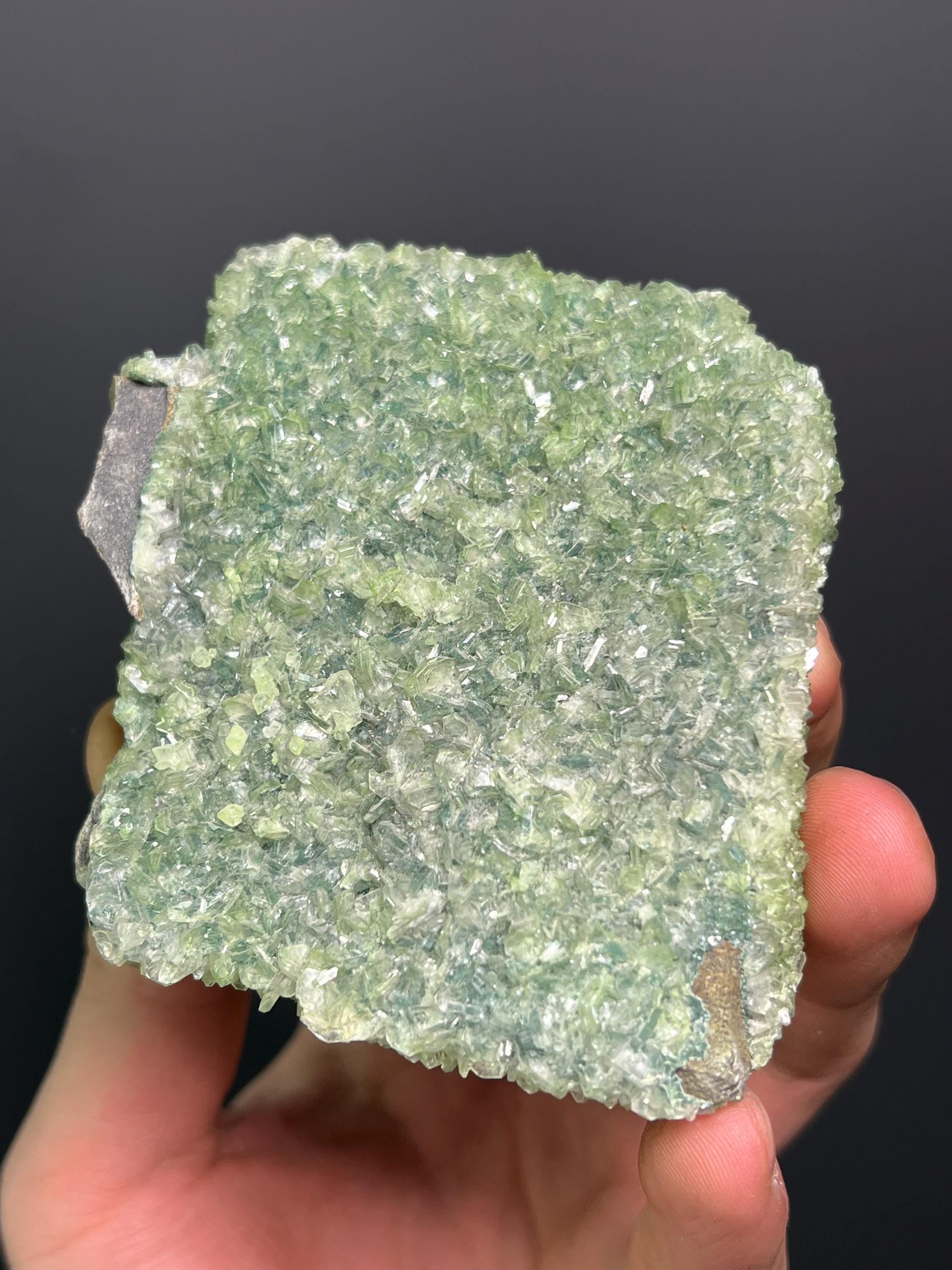 Special Green Selenite Crystal, 480gram - Crystal Gemstone AE 
