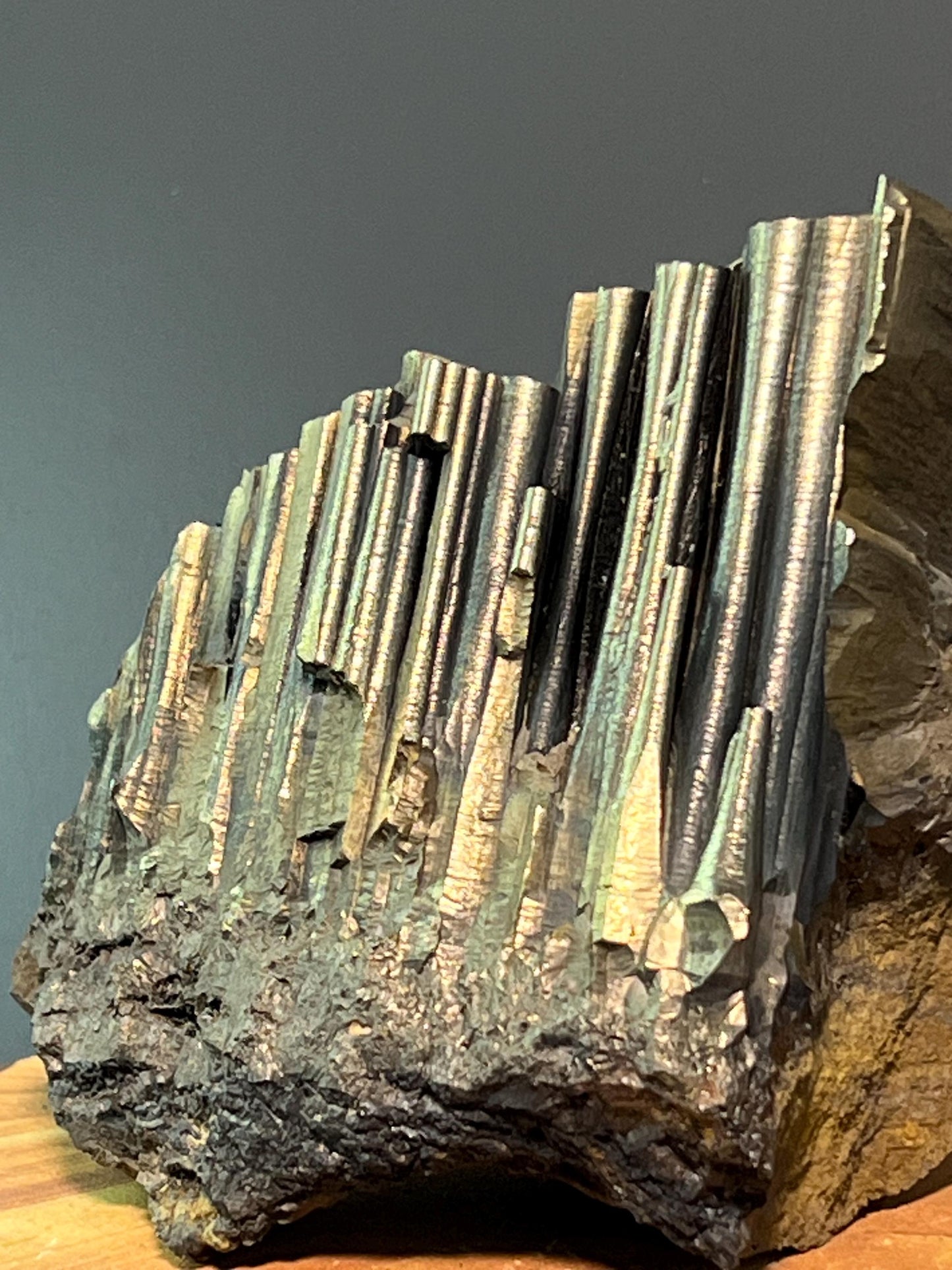 "Museum Grade" Golden Color Stalactite Goethite - Crystal Gemstone AE 