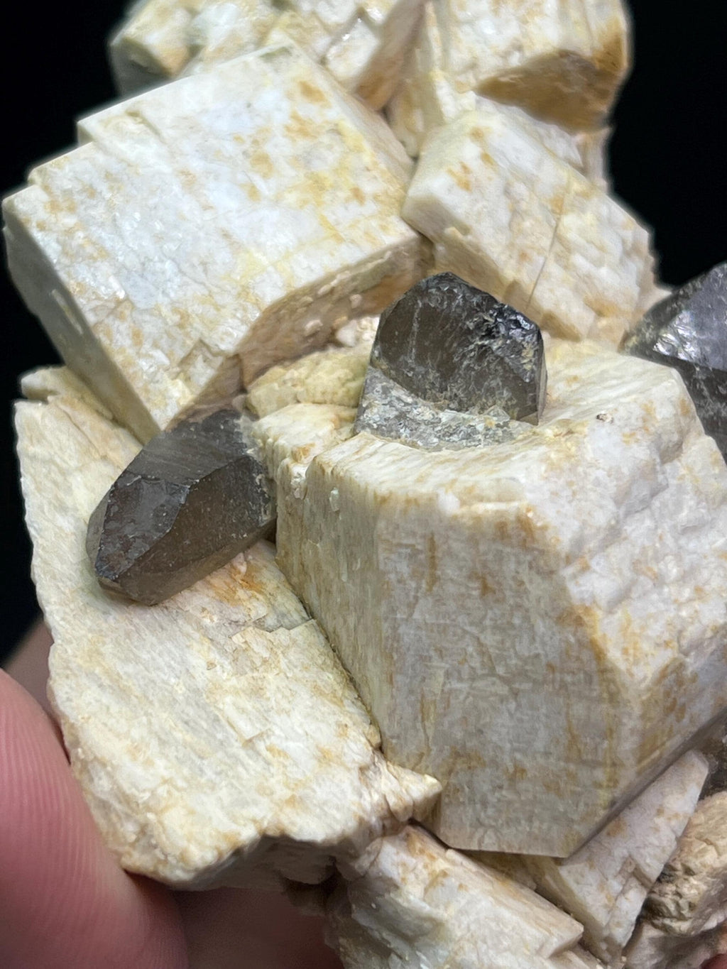 Smoky Quartz With Dolomite - Crystal Gemstone AE 