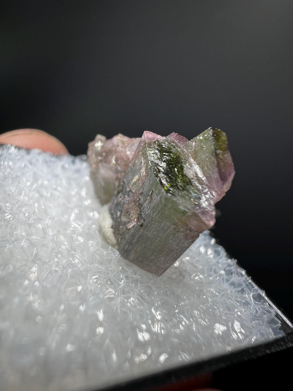 Elbaite Tourmaline Specimen - Crystal Gemstone AE 