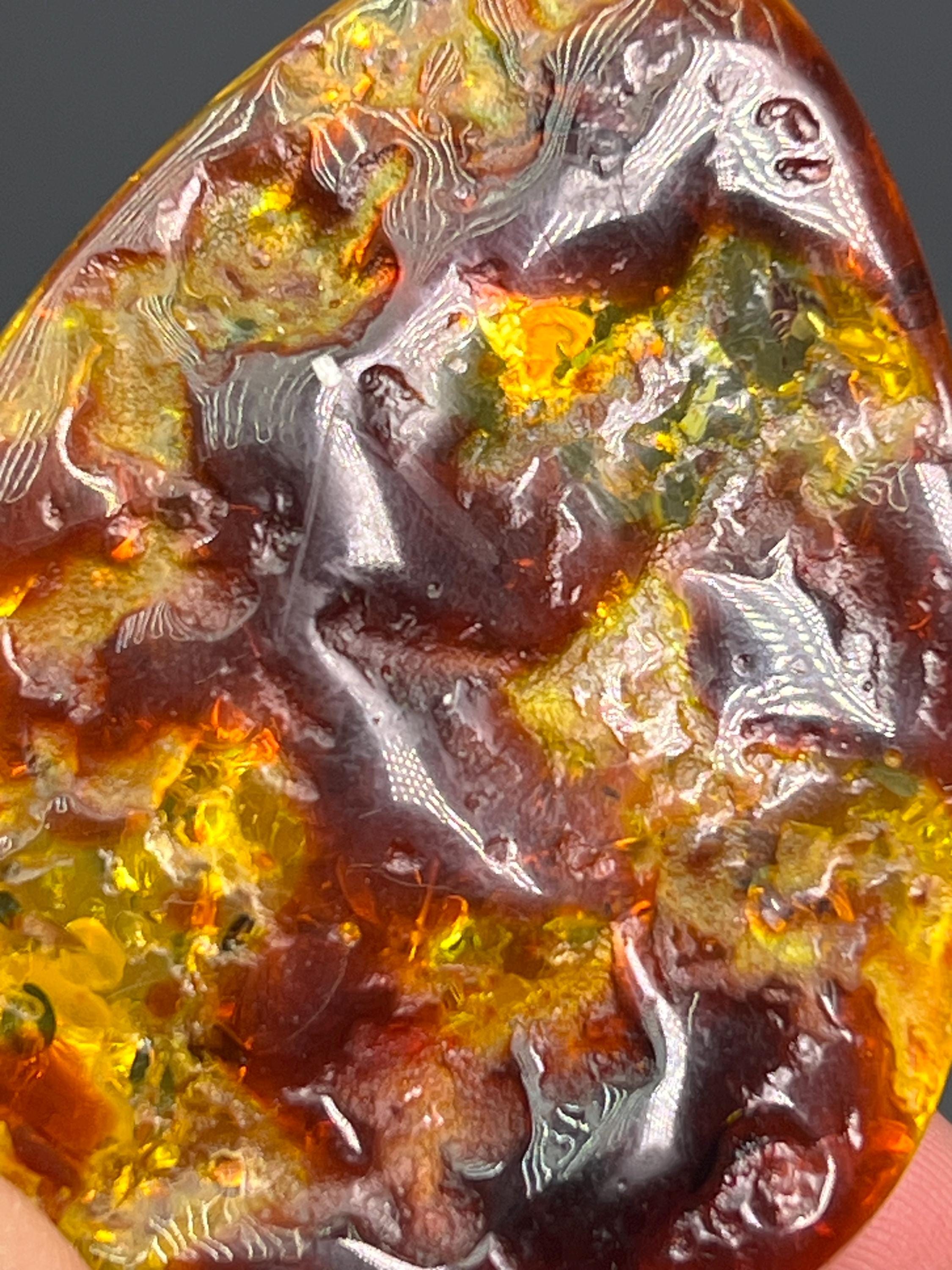 Amber Specimen - Russia - Crystal Gemstone AE 