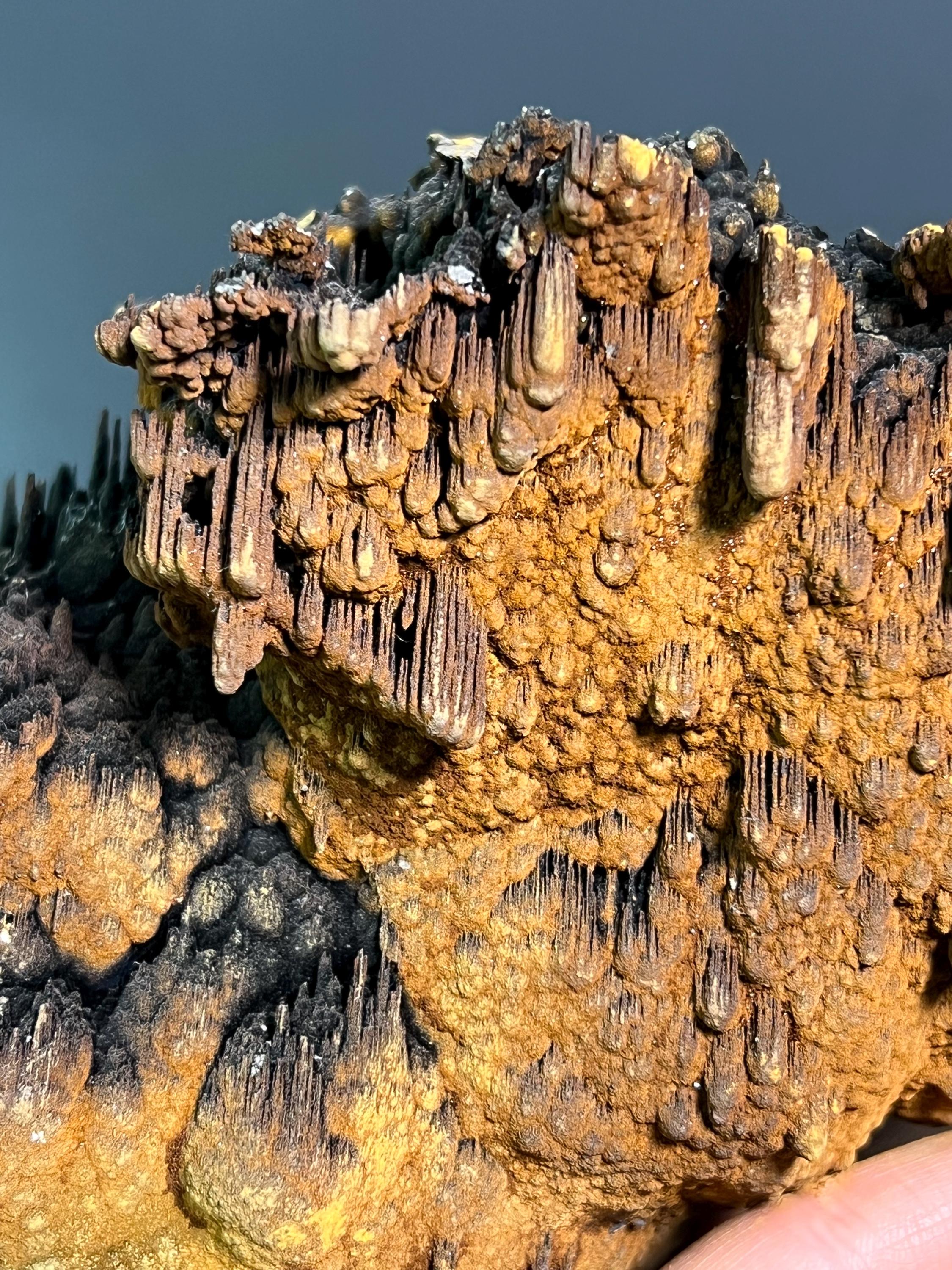 Museum Grade Limonite With Stalactite Goethite - Crystal Gemstone AE 