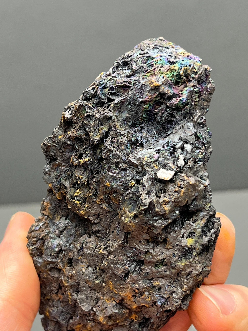 Very Showy, Colorful goethite mineral, From Turkey - Crystal Gemstone AE 