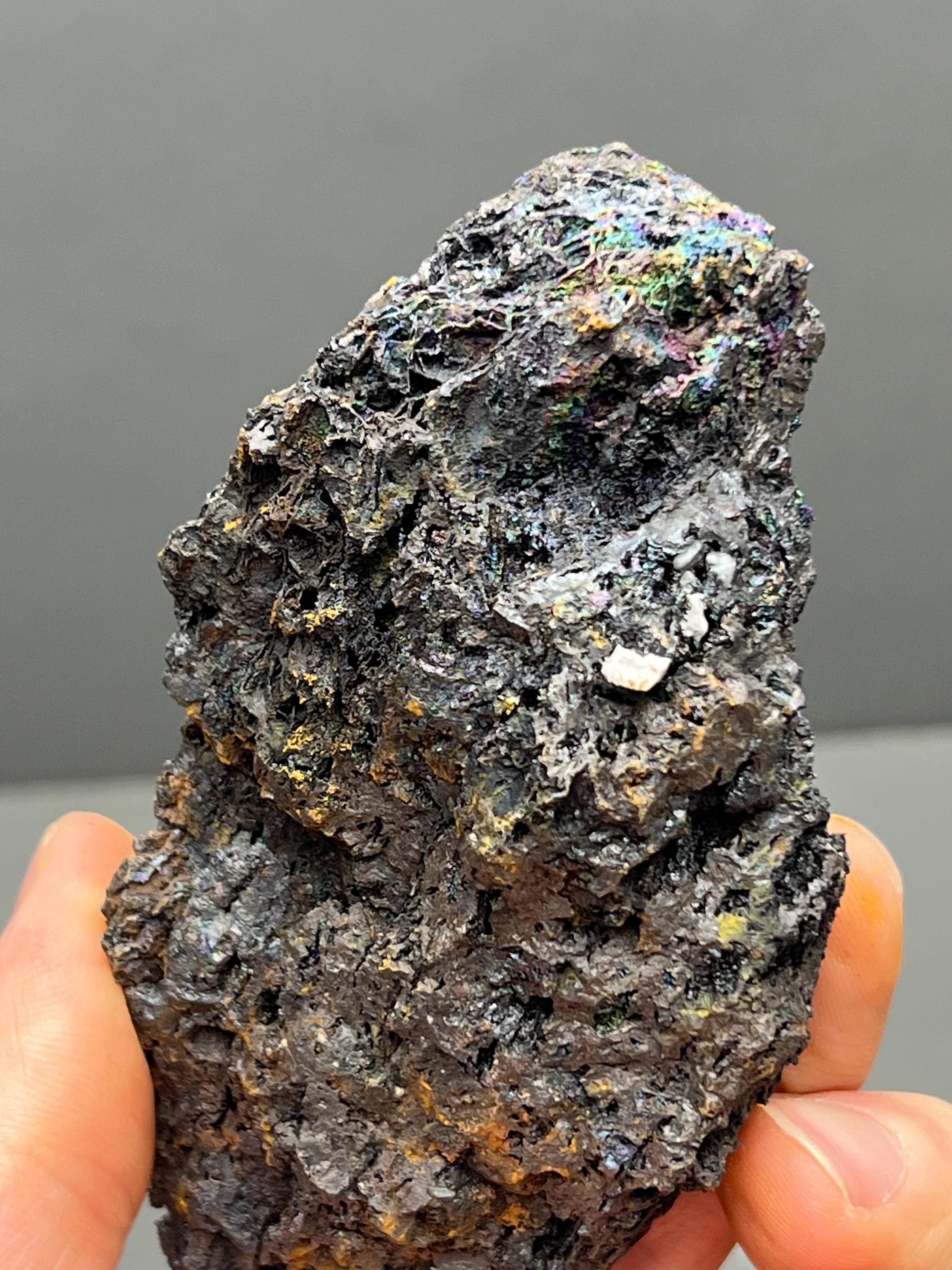 Very Showy, Colorful goethite mineral, From Turkey - Crystal Gemstone AE 