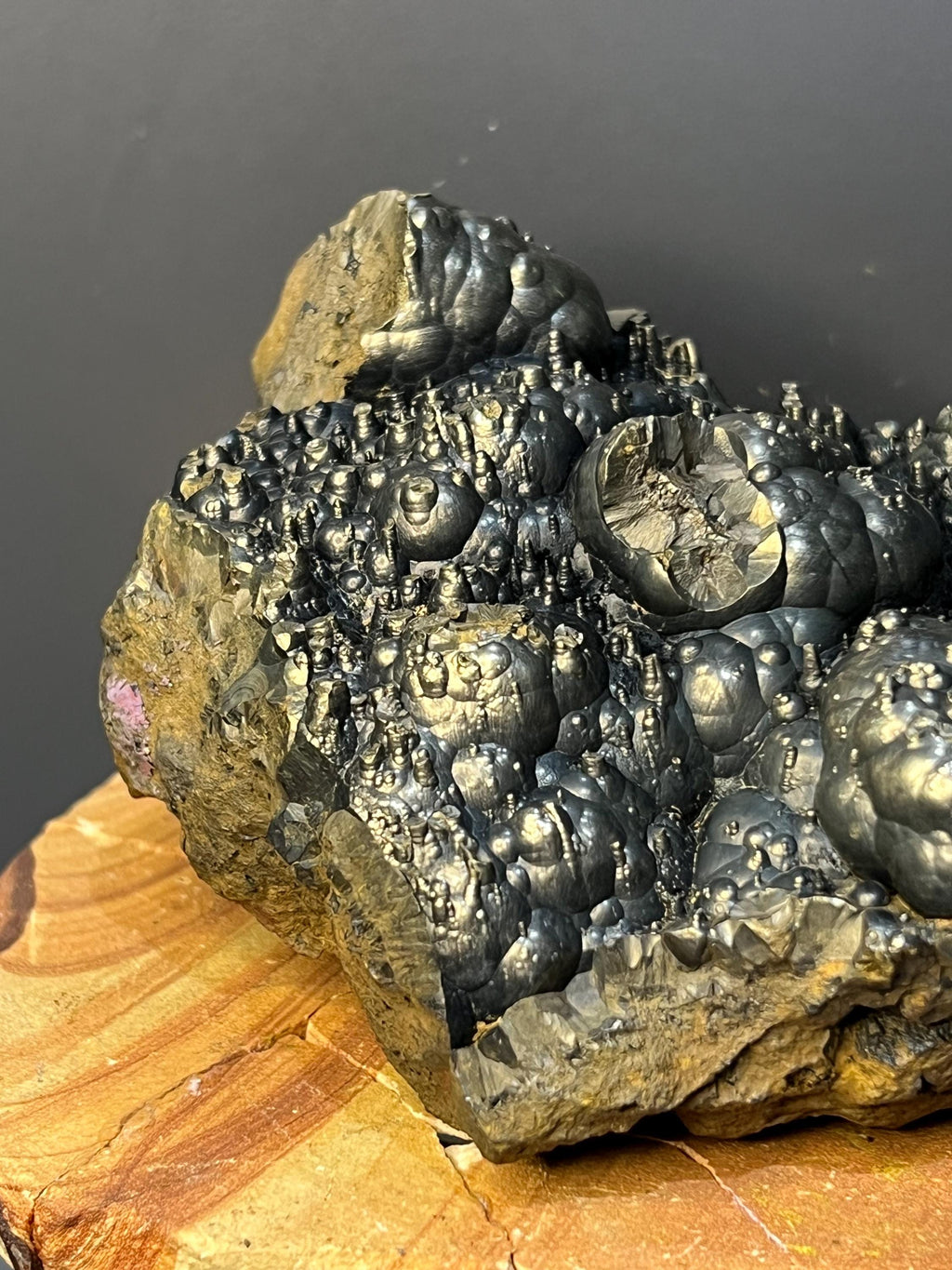 Golden Goethite Specimen, Stalactite Botryoidal Formation, Kayseri Turkey - Crystal Gemstone AE 