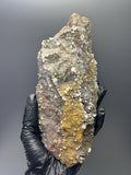 Crystal Barite And Calcite On Hematite - Crystal Gemstone AE 