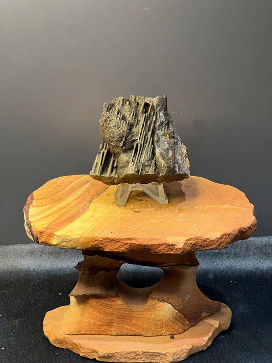 Museum Grade Golden Color Stalactite Goethite Specimen - Crystal Gemstone AE 