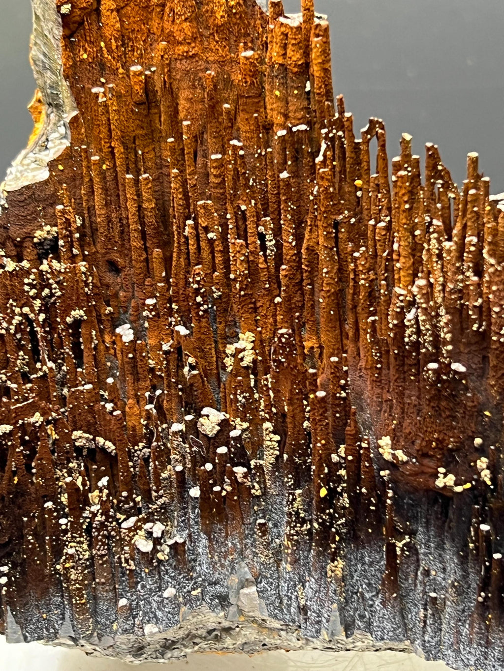 Museum Grade Limonite With Velvet Function Stalactite Goethite - Crystal Gemstone AE 