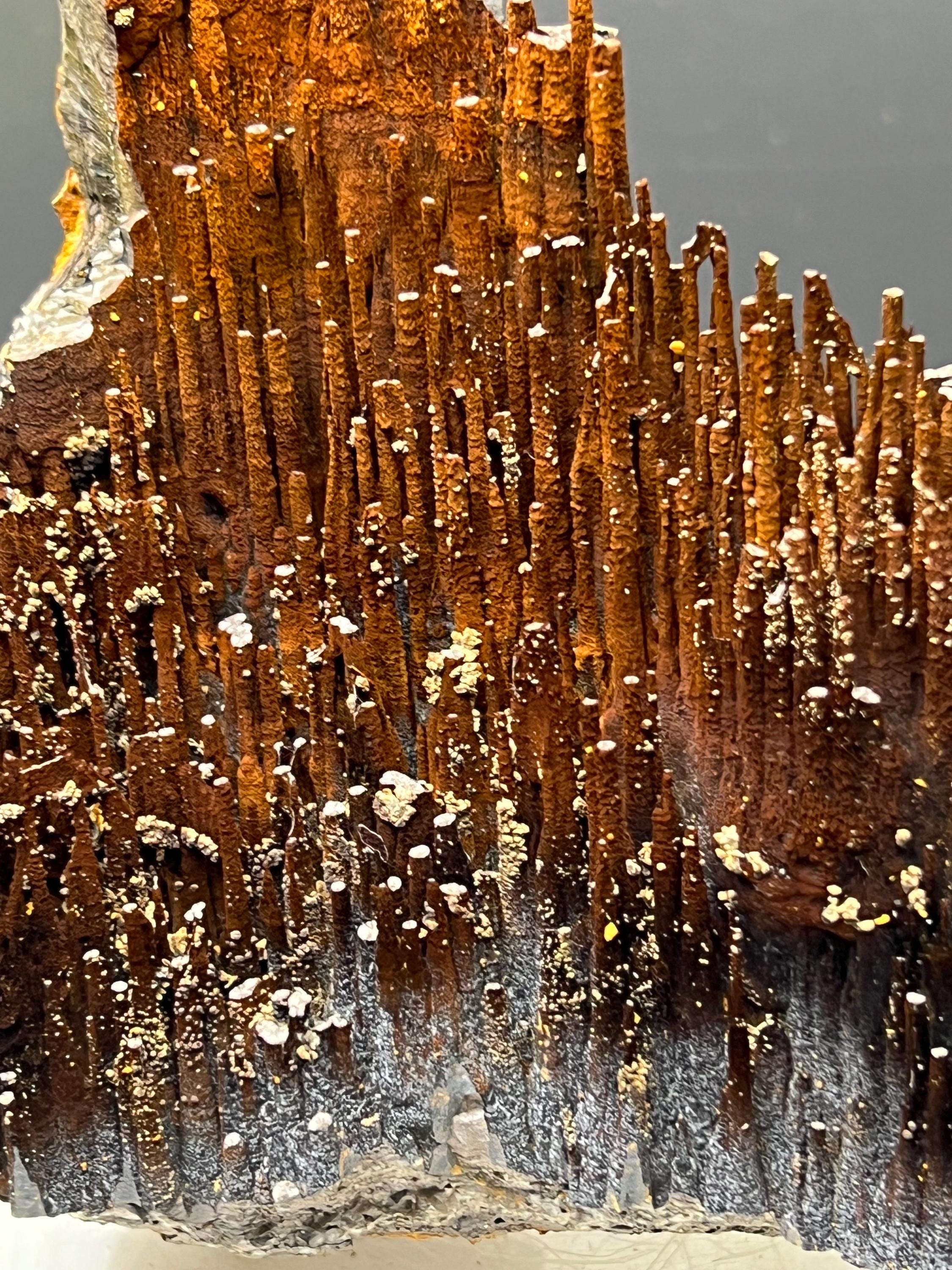 Museum Grade Limonite With Velvet Function Stalactite Goethite - Crystal Gemstone AE 