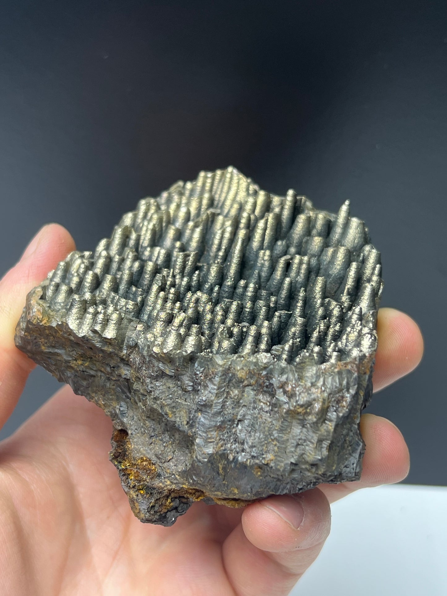 “Museum Grade” Golden Color Stalactite Goethite