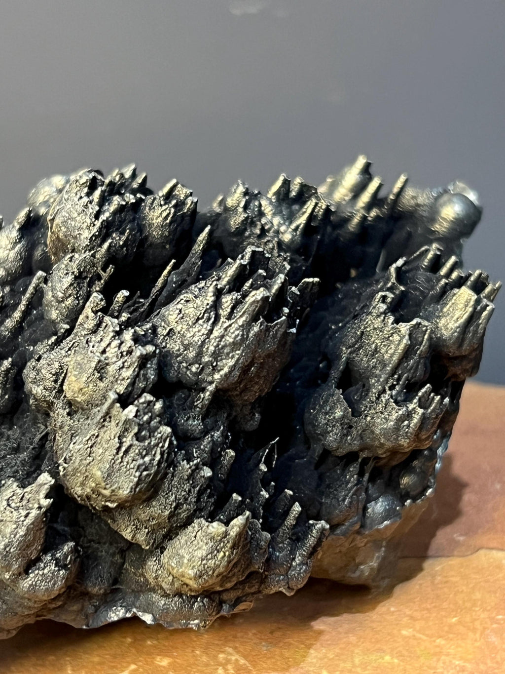 Museum Grade! Golden Color Stalactite Goethite Specimen - Crystal Gemstone AE 