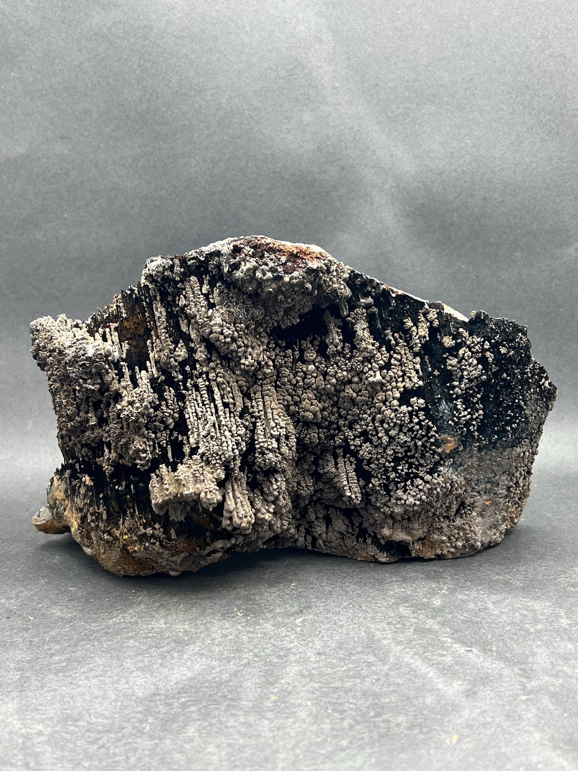 Specularite And Limonite With Stalactite Goethite - Crystal Gemstone AE 