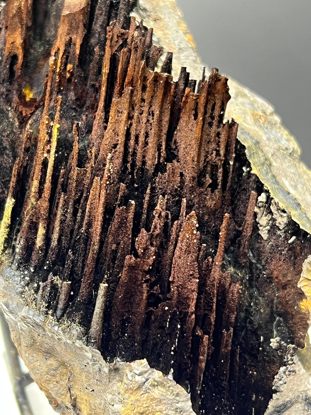 Museum Grade, Limonite With Stalactite Goethite, For Special Collection - Crystal Gemstone AE 