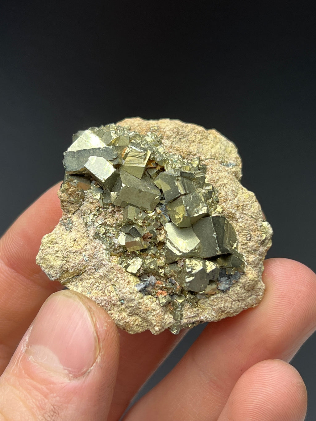 Pyrite On Matrix Specimen