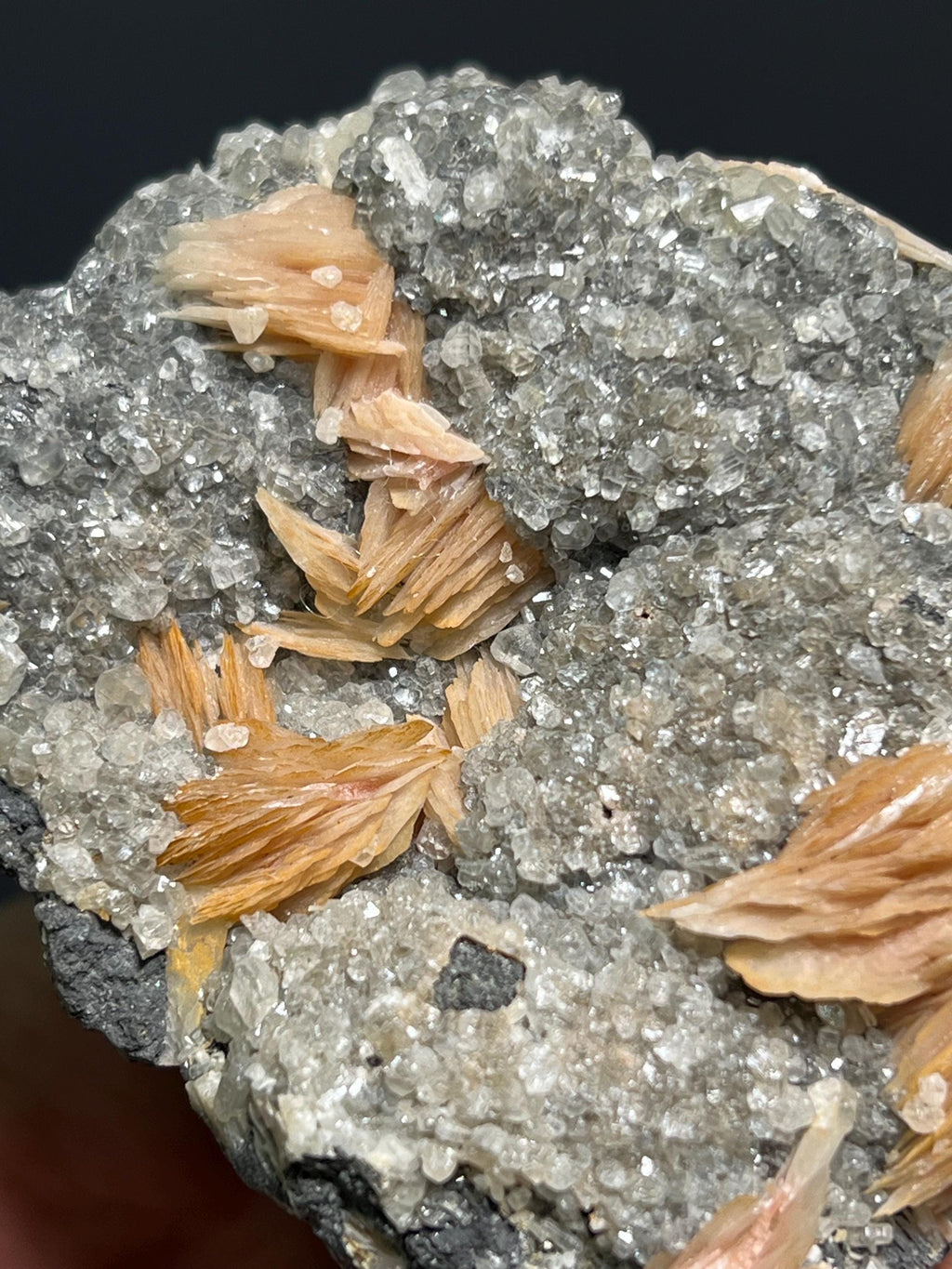 Barite With Calcite Specimen, 346gram - Crystal Gemstone AE 