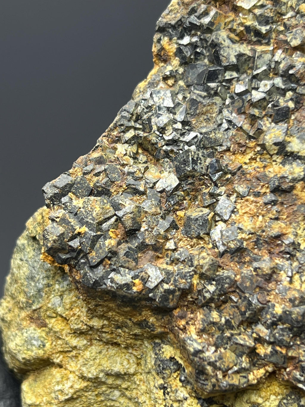 Melanite Garnet Specimen - Crystal Gemstone AE 