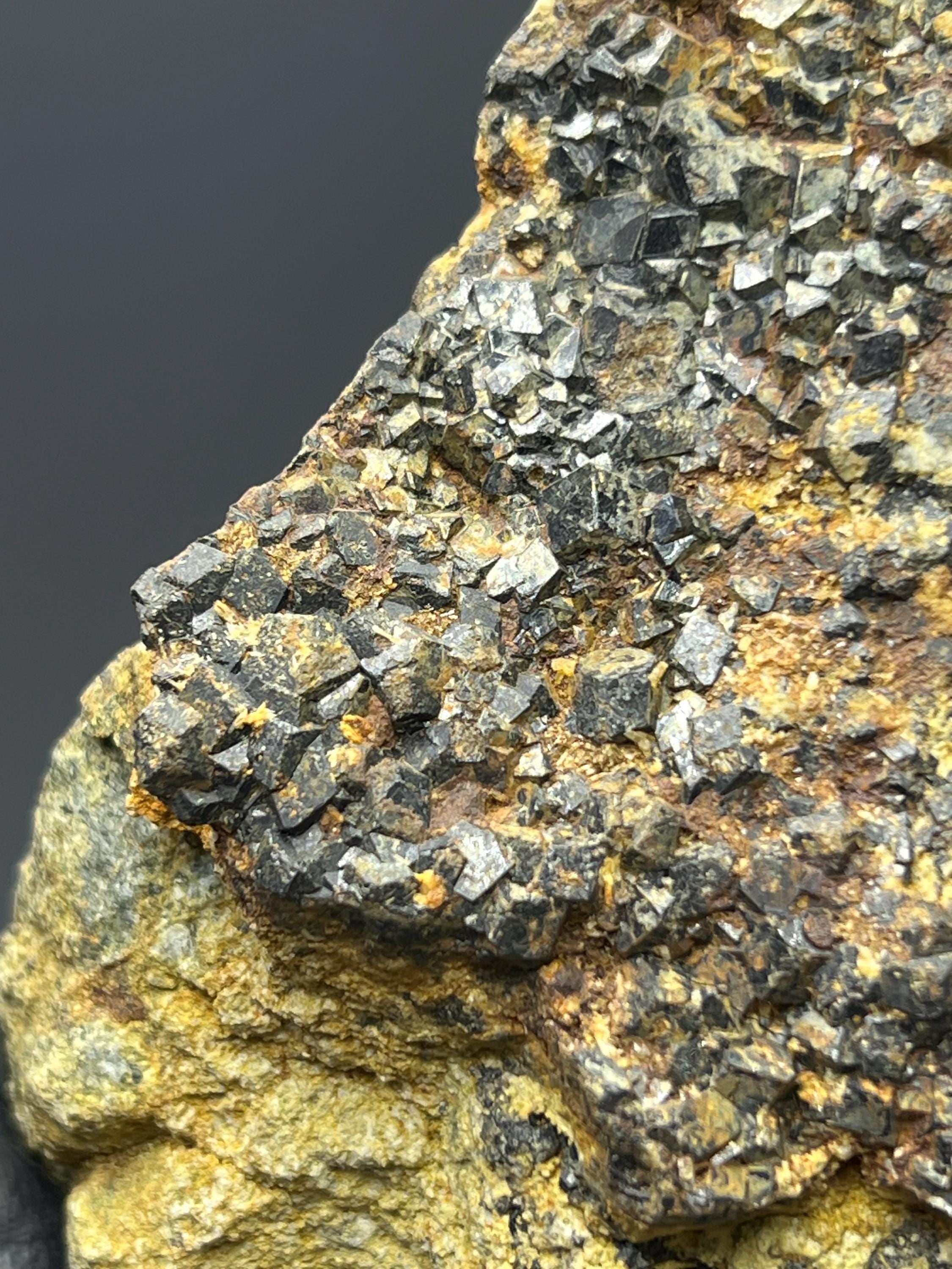 Melanite Garnet Specimen - Crystal Gemstone AE 