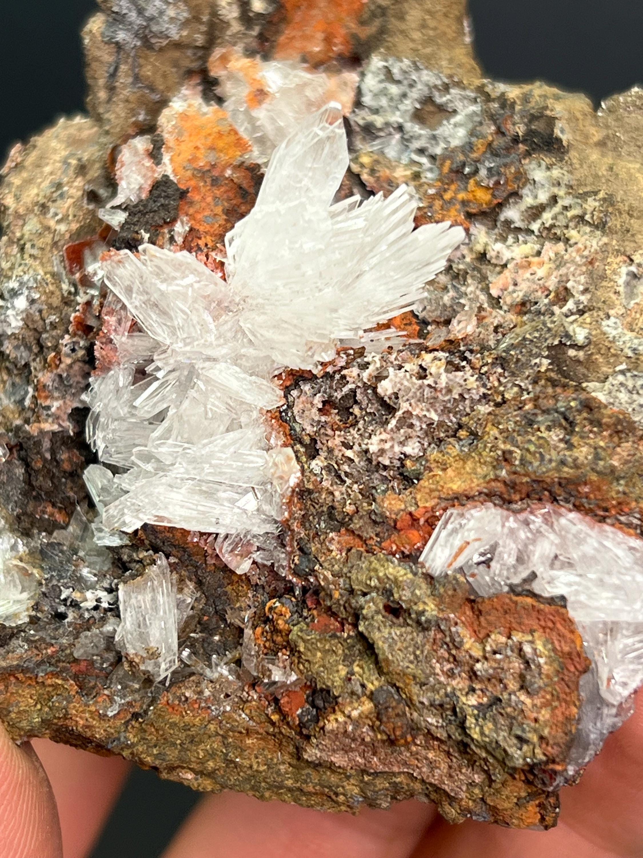 Hemimorphite Crystals Specimen - Crystal Gemstone AE 