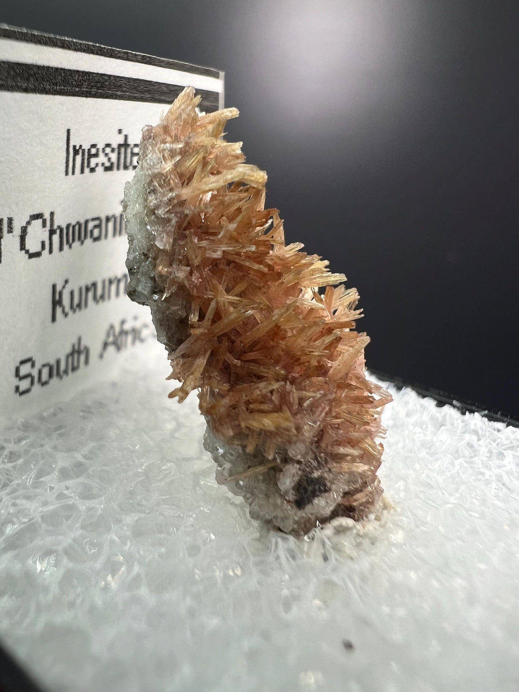 Top Grade Inesite Specimen - Crystal Gemstone AE 