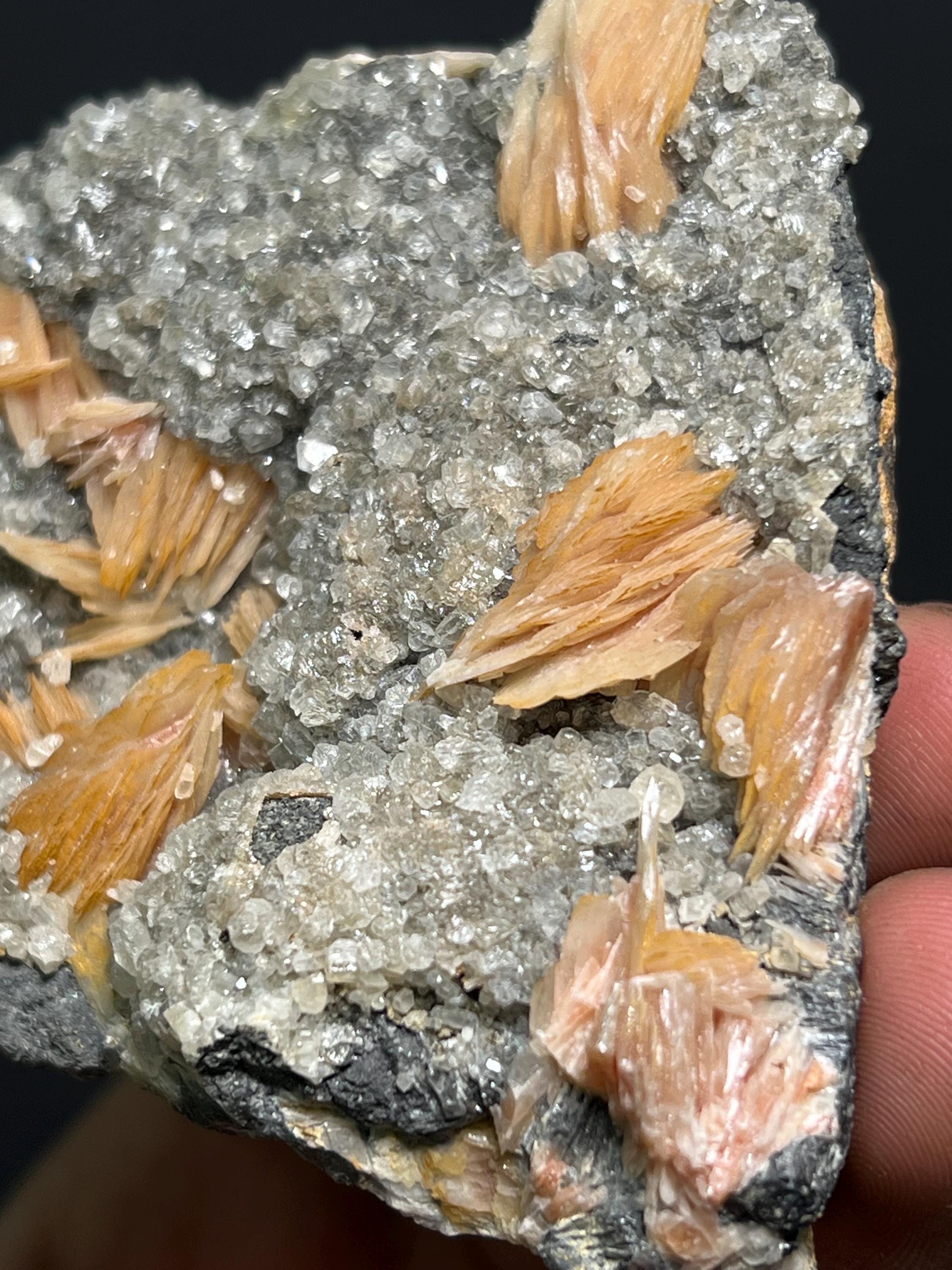Barite With Calcite Specimen, 346gram - Crystal Gemstone AE 