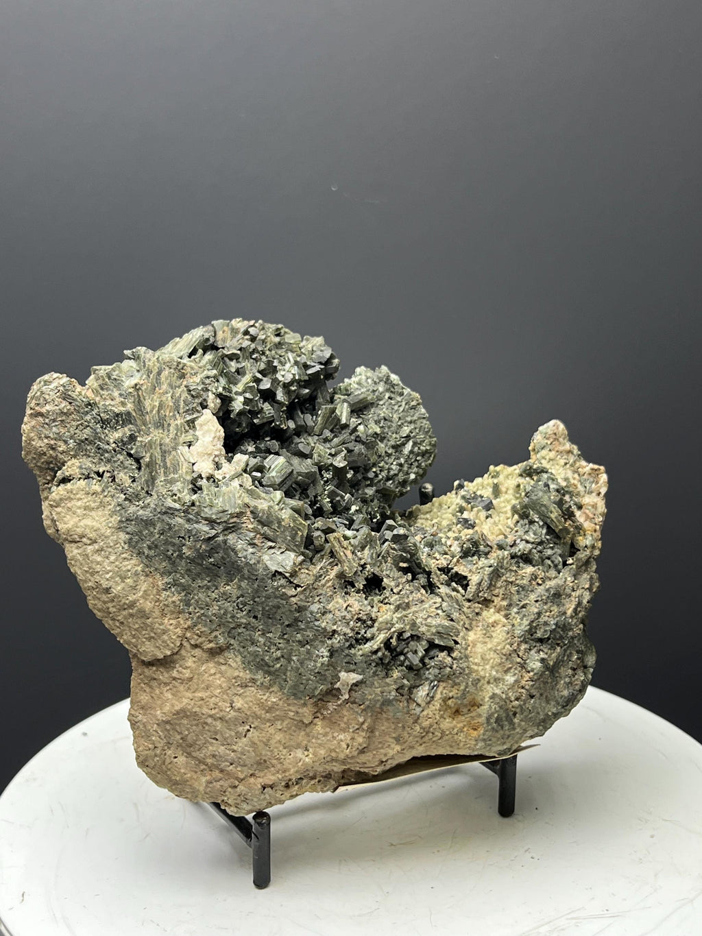 Actinolite, Sphalerite, Calcite And Barite Specimen - Crystal Gemstone AE 