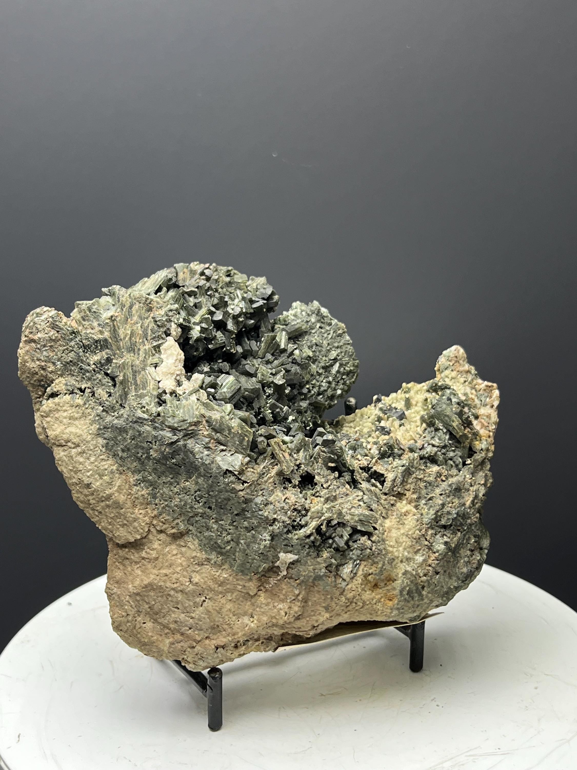 Actinolite, Sphalerite, Calcite And Barite Specimen - Crystal Gemstone AE 