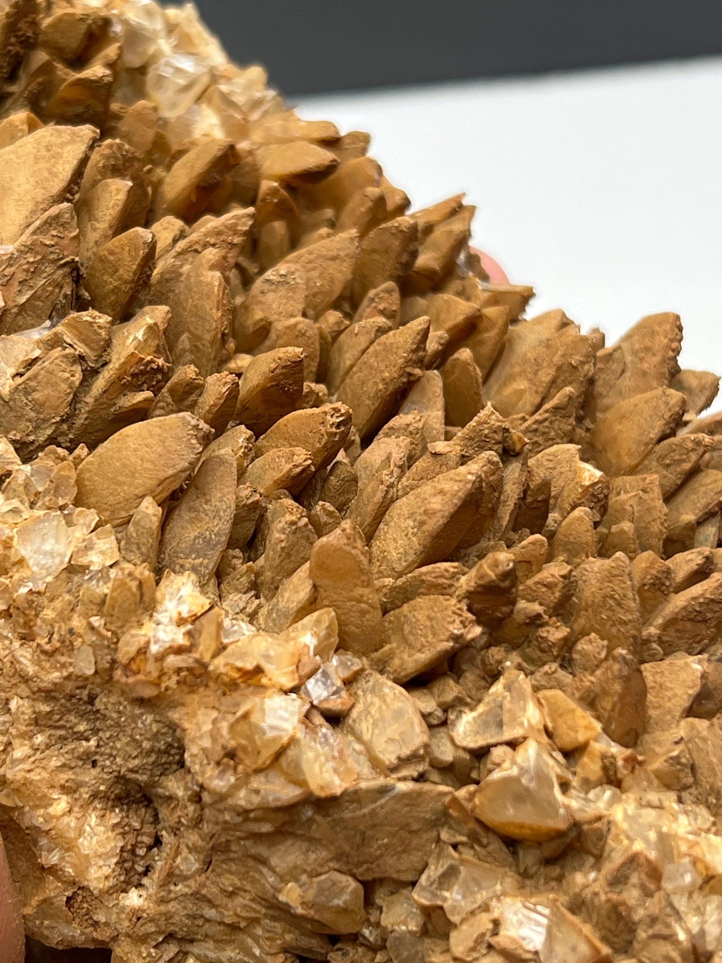 Large Size, Orange Crystal Calcite, From Turkey