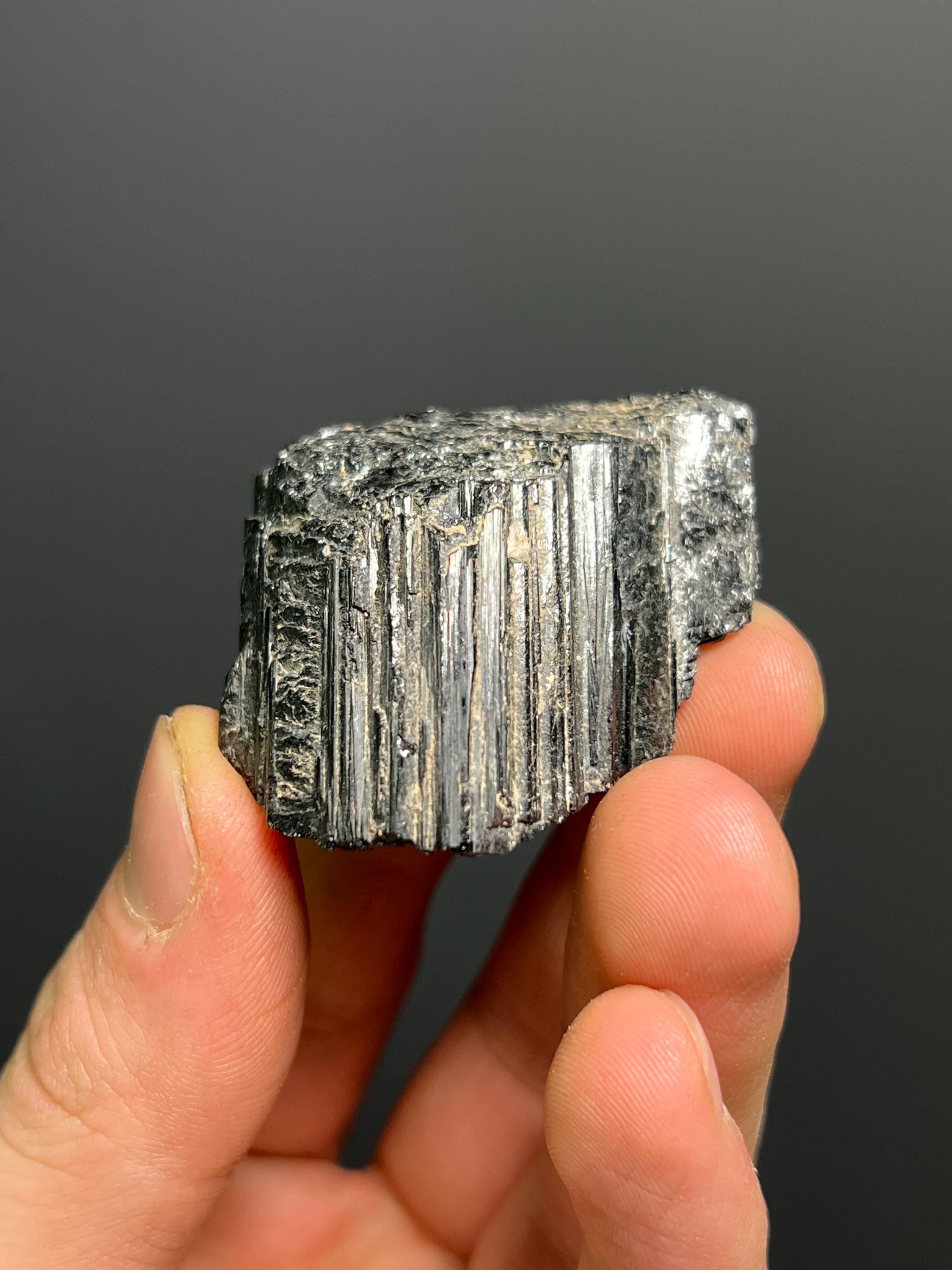 Black Tourmaline - Afghanistan - Crystal Gemstone AE 