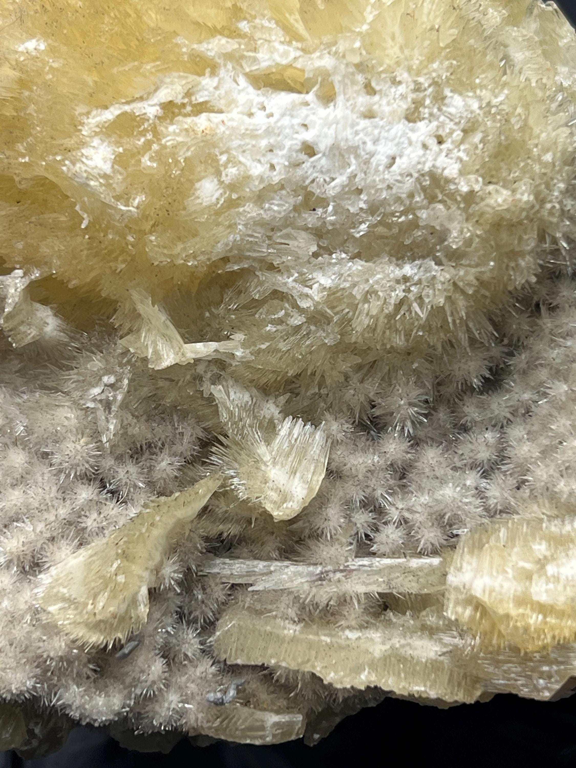 Feather Crystal Calcite Specimen - Crystal Gemstone AE 