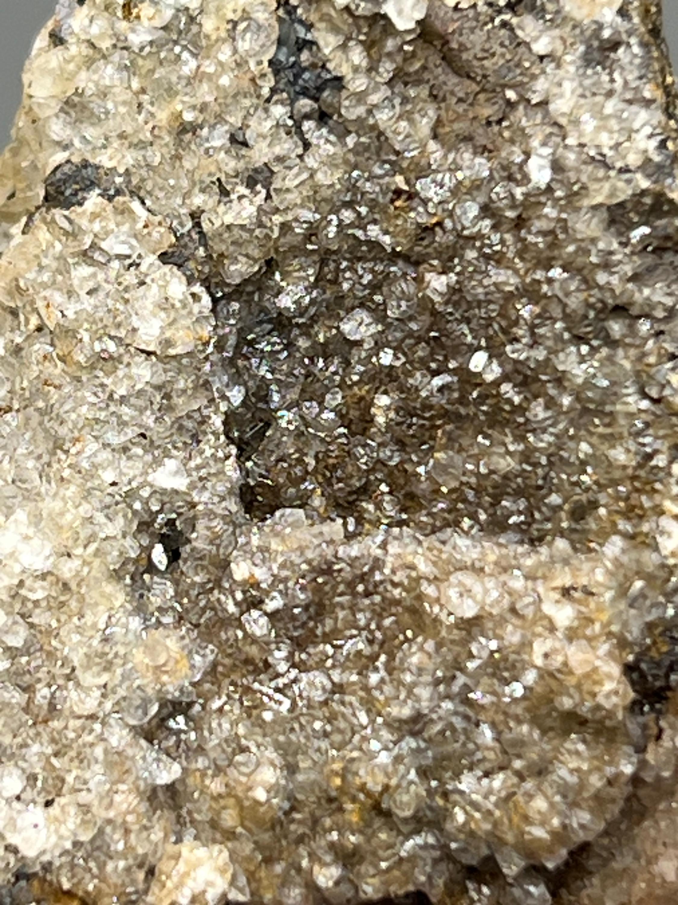 Very Special, 2 Sided Crystal Calcite On Hematite Mineral, From Turkey - Crystal Gemstone AE 