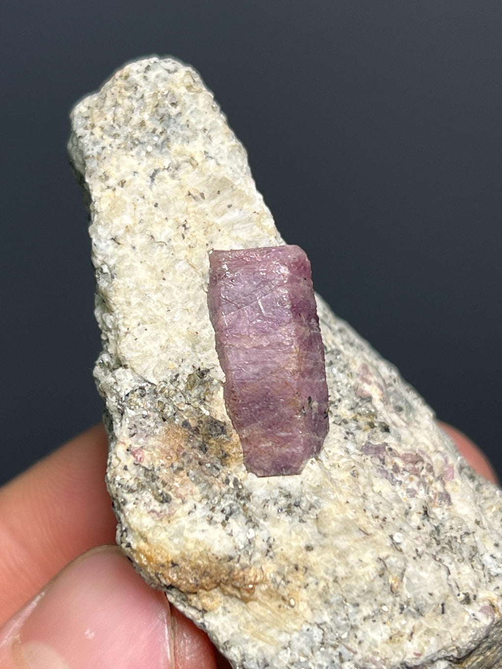 Ruby In Zoisite - Tanzania - Crystal Gemstone AE 