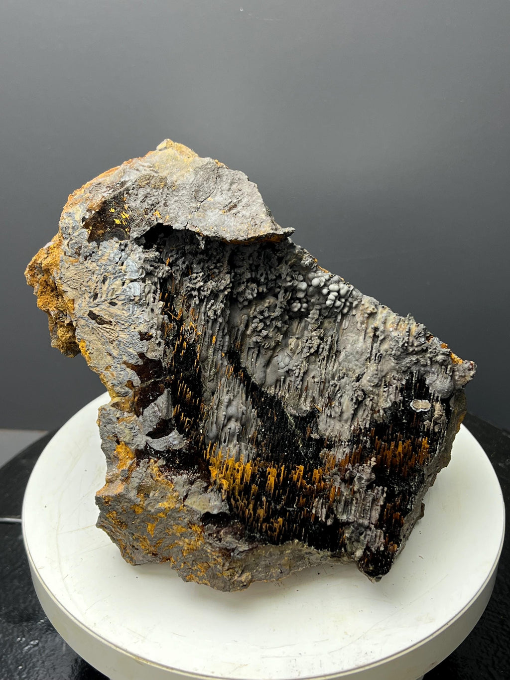 Museum Grade, Specularite And Limonite With Stalactite Goethite Specimen - Crystal Gemstone AE 