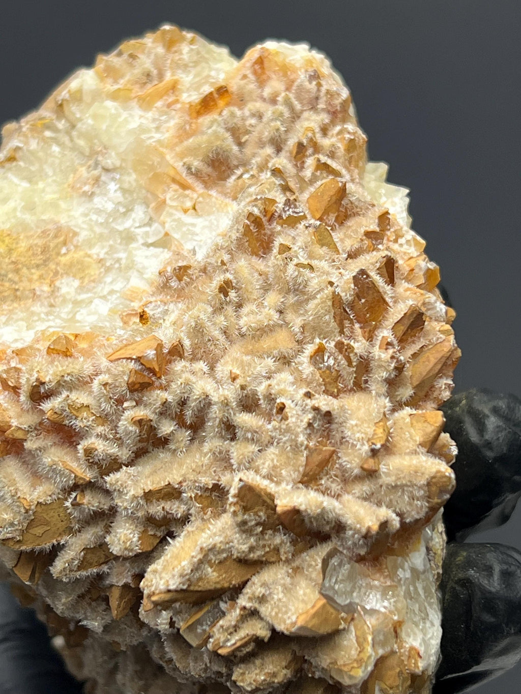 Feather Crystal Calcite Specimen - Crystal Gemstone AE 